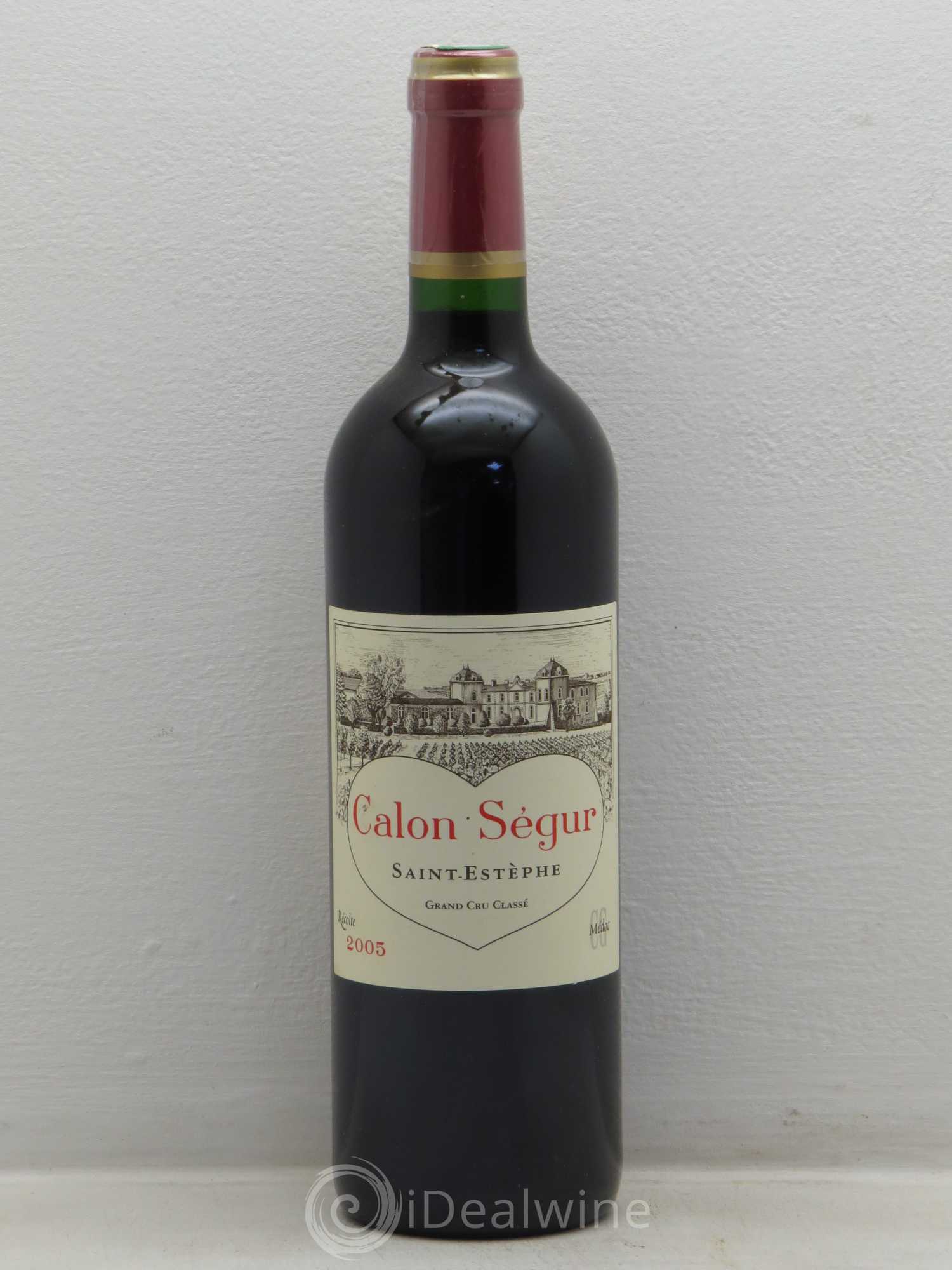 Château Calon Ségur 3ème Grand Cru Classé 2005 - Lot de 1 bouteille - 0