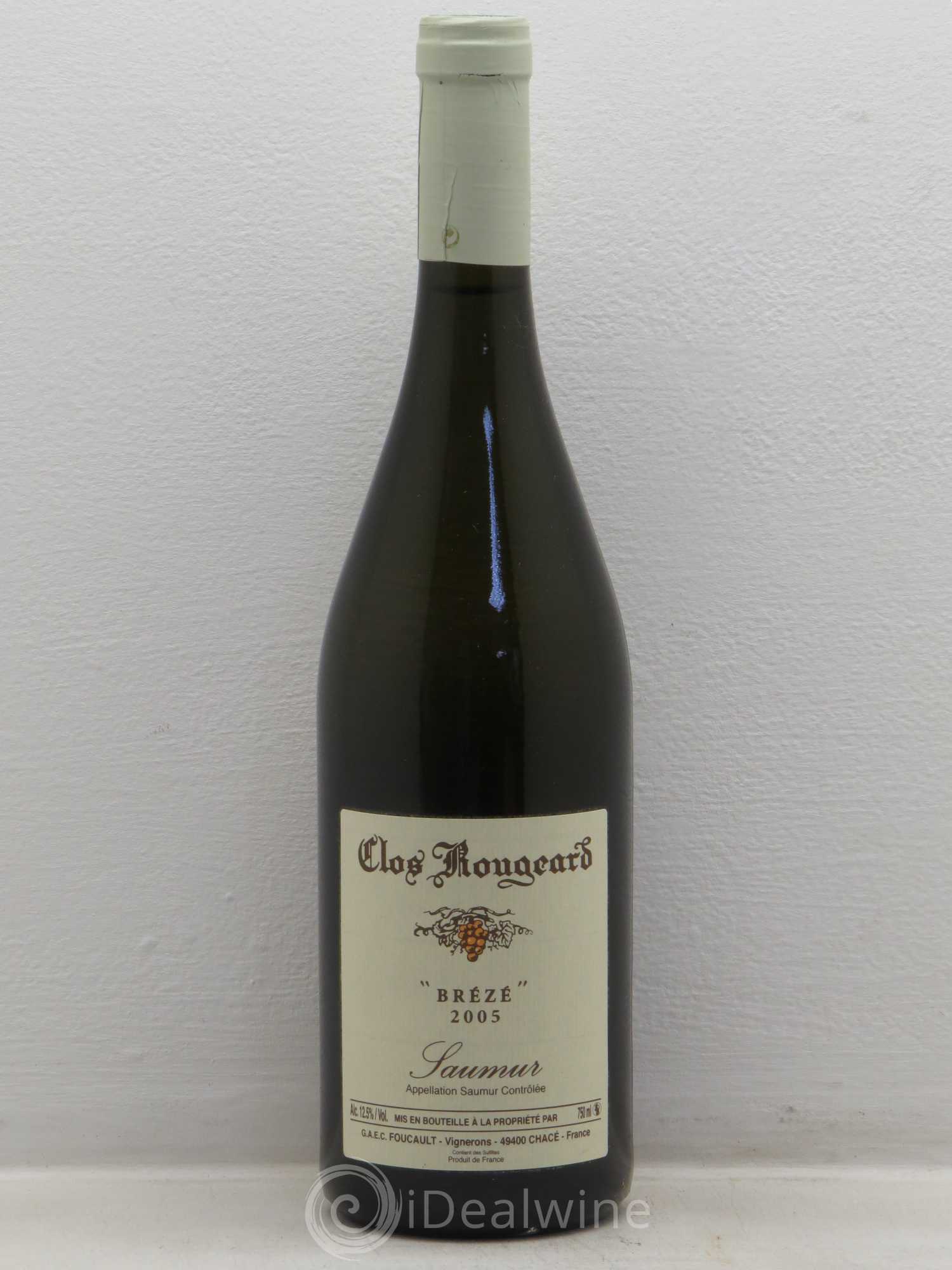 Saumur Brézé Clos Rougeard 2005 - Lot de 1 bouteille - 0