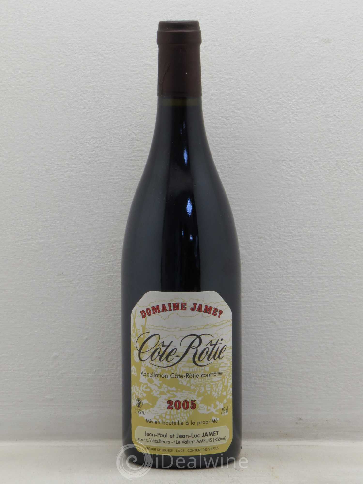 Côte-Rôtie Jamet (Domaine) 2005 - Lot de 1 bouteille - 0