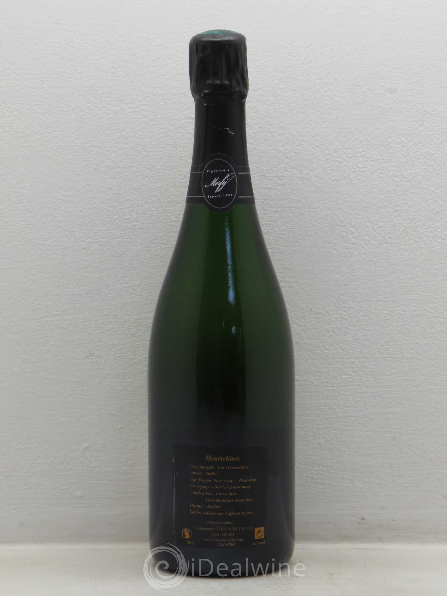 Champagne Chartogne-Tailelt Hautebises Brut Blanc de Blancs 2008 - Posten von 1 Flasche - 1
