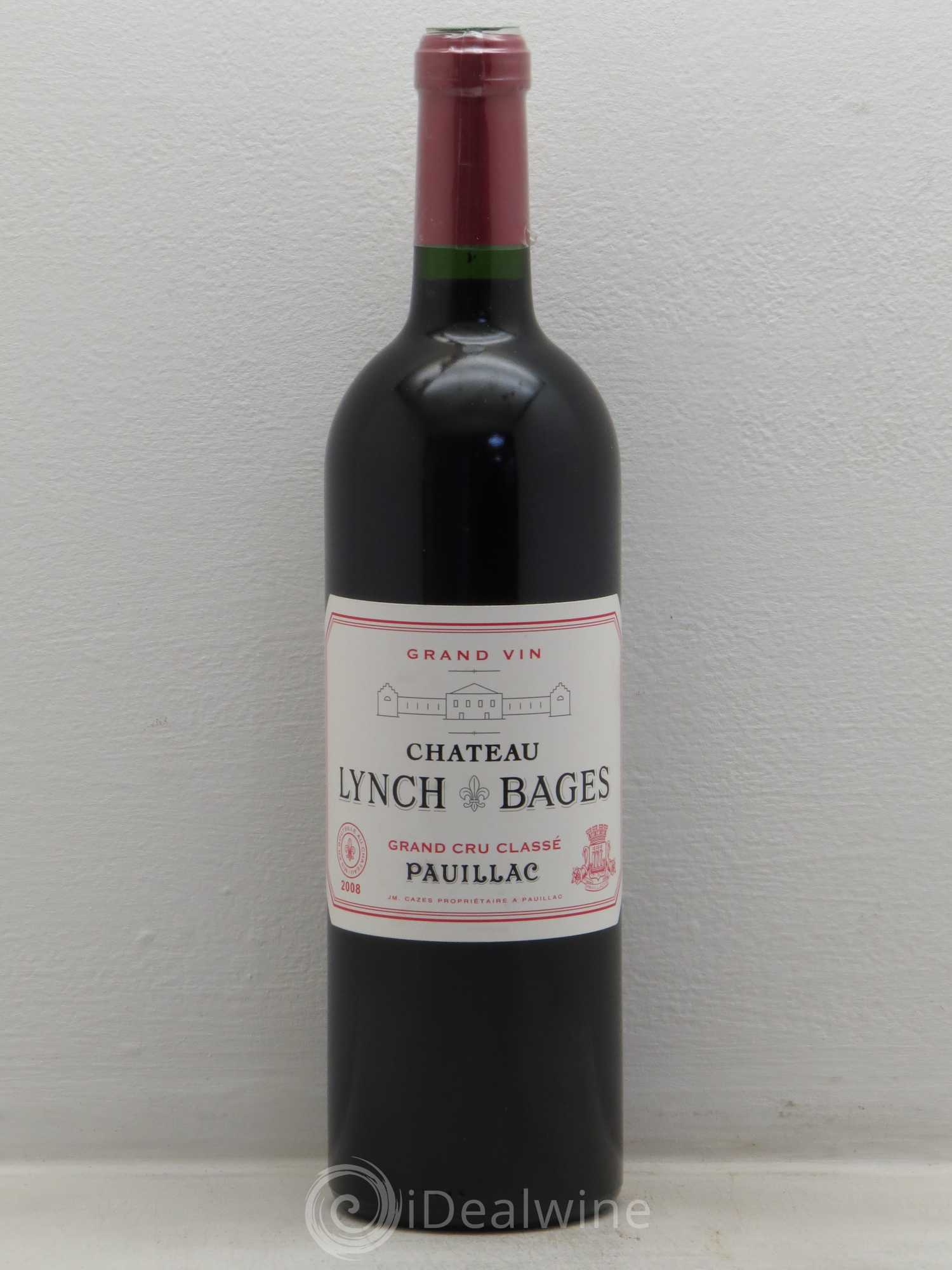 Château Lynch Bages 5ème Grand Cru Classé 2008 - Lot de 1 bouteille - 0