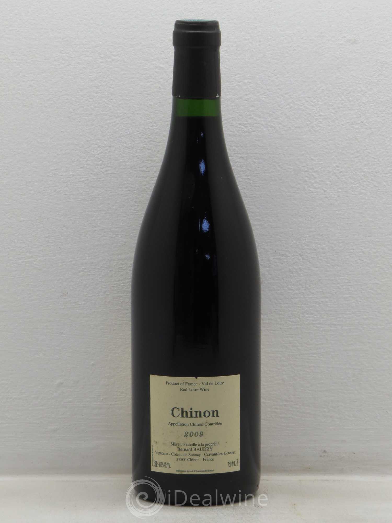 Chinon Franc de Pied Bernard Baudry 2009 - Lot de 1 bouteille - 1