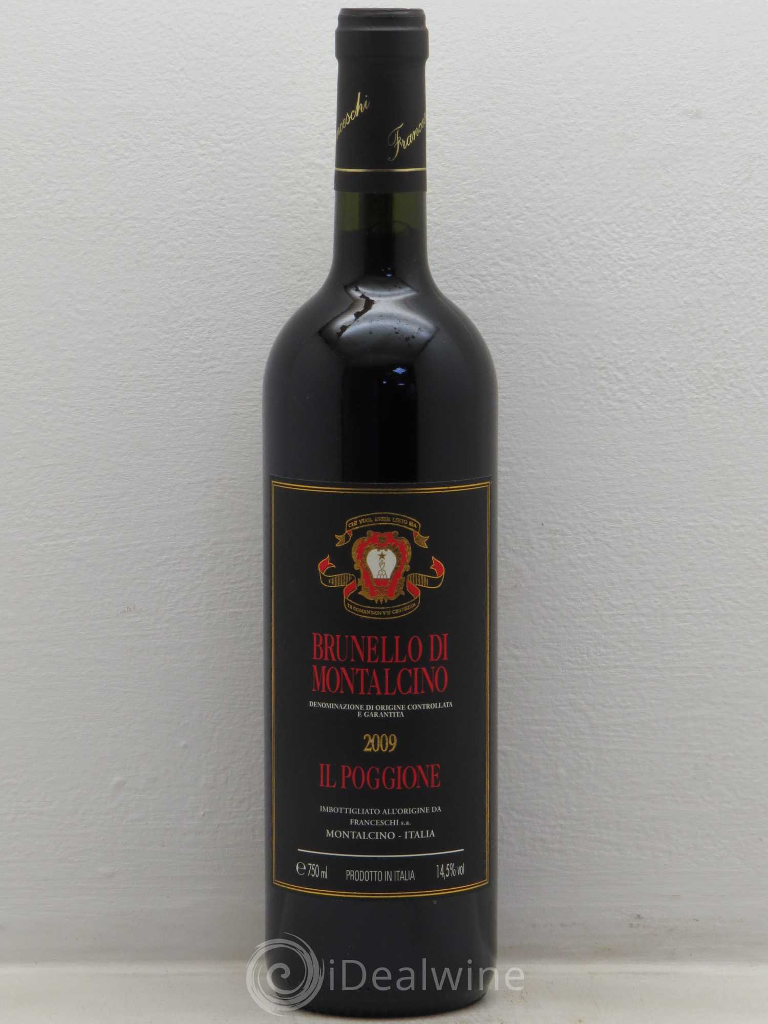 Brunello di Montalcino DOCG Il Poggione Lavinio Franceschi 2009 - Lot de 1 bouteille - 0