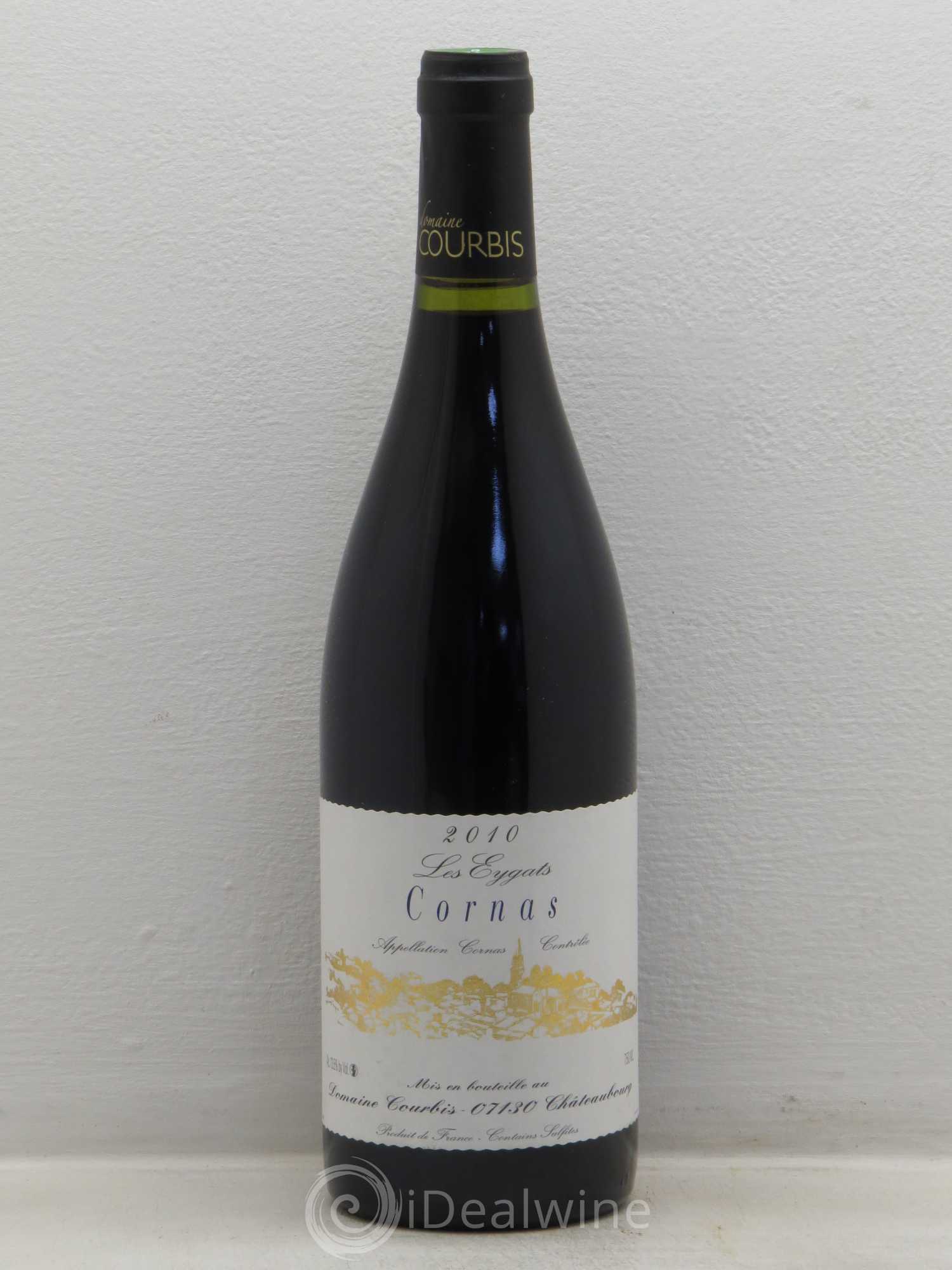 Cornas Les Eygats Courbis 2010 - Lot de 1 bouteille - 0