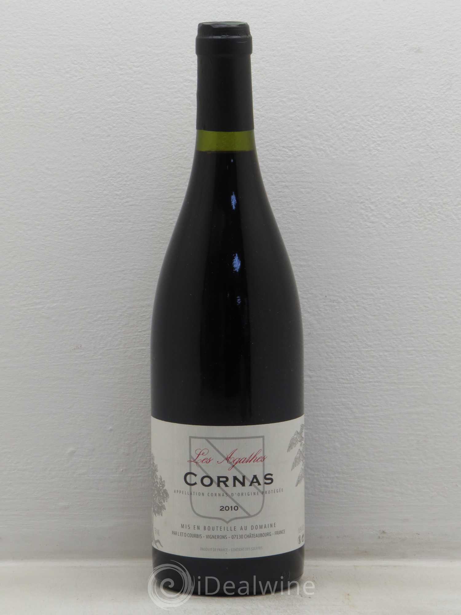 Cornas Les Agathes - Domaine Courbis 2010 - Posten von 1 Flasche - 0