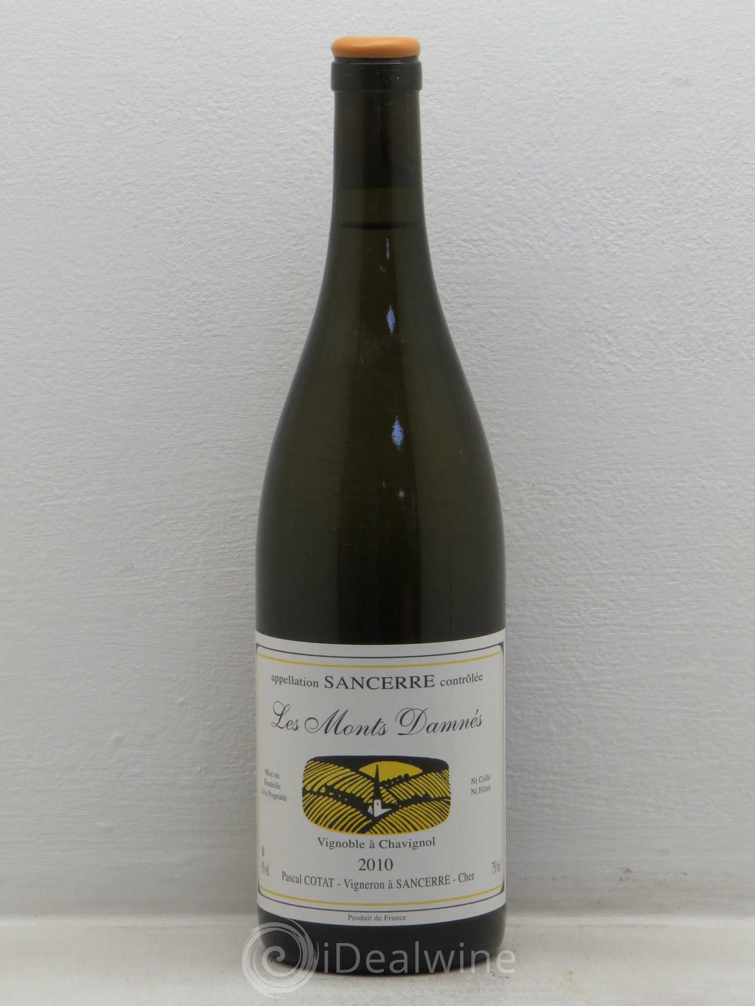 Sancerre Le Mont Damné - Pascal Cotat 2010 - Posten von 1 Flasche - 0