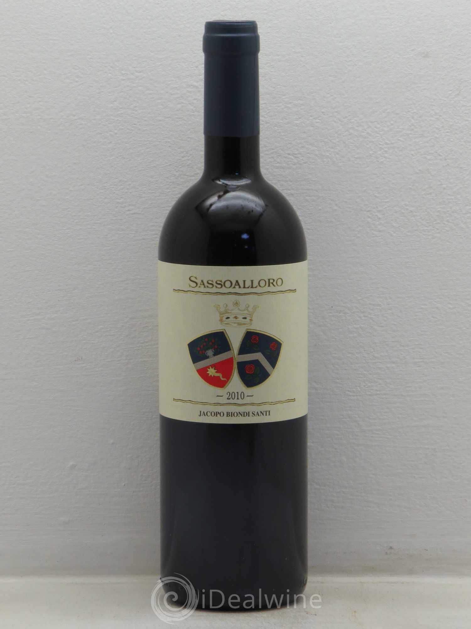 Toscana IGT Jacopo Biondi Santi Sassoalloro 2010 - Posten von 1 Flasche - 0