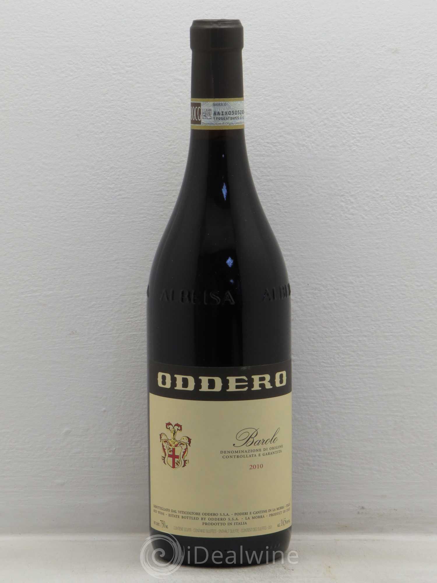 Barolo Oddero 2010 - Lot de 1 bouteille - 0
