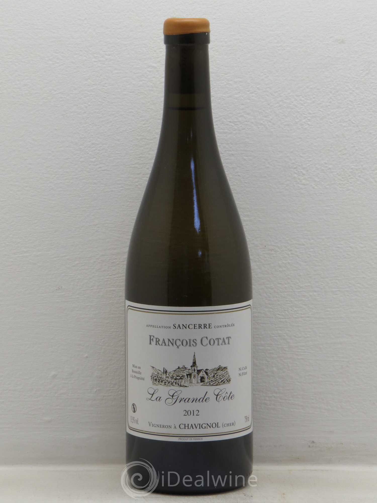 Sancerre La Grande Côte François Cotat 2012 - Lot de 1 bouteille - 0