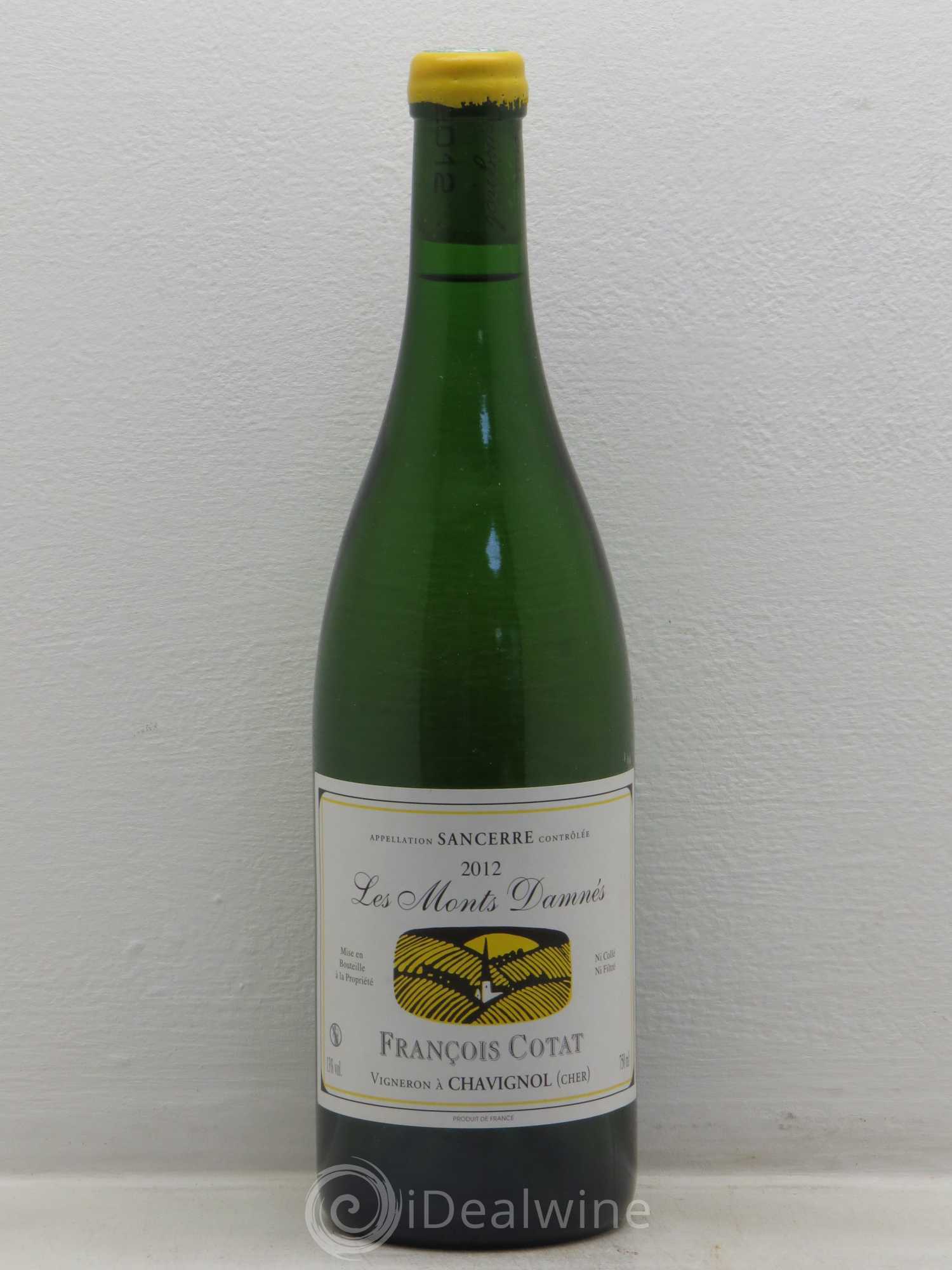 Sancerre Les Monts Damnés François Cotat 2012 - Lot de 1 bouteille - 0