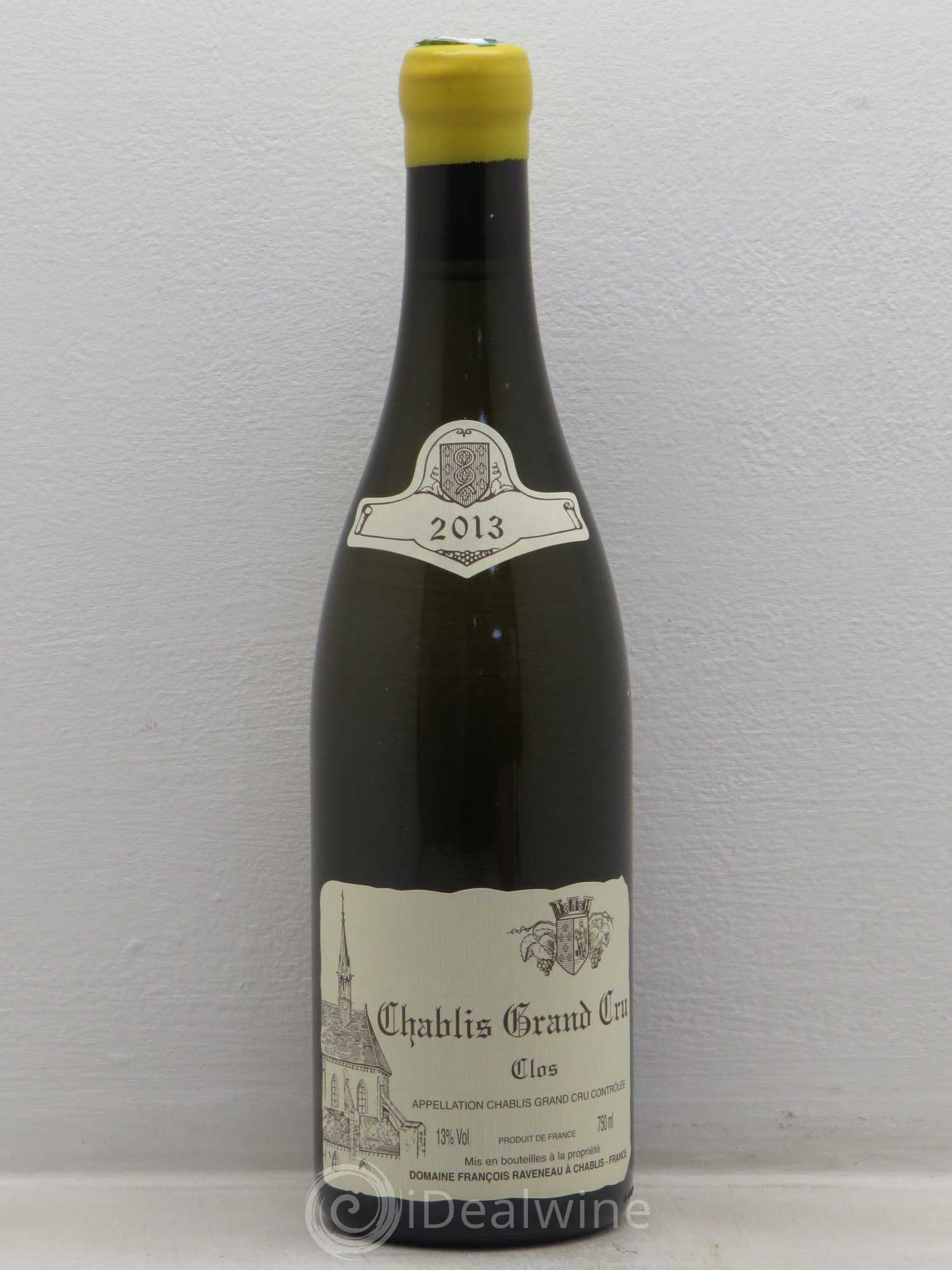 Chablis Grand Cru Clos Raveneau (Domaine) 2013 - Lot de 1 bouteille - 0