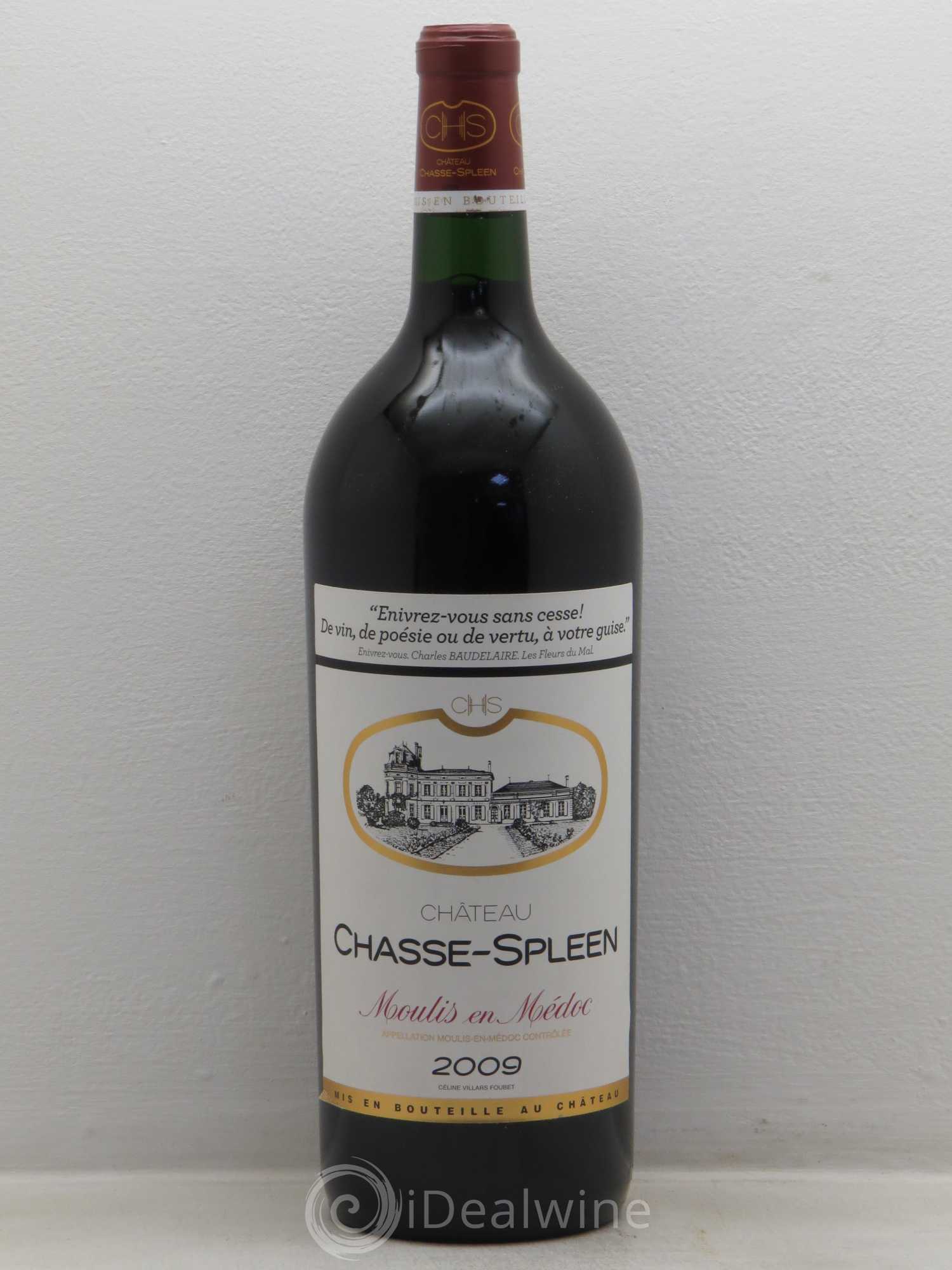Château Chasse Spleen 2009 - Lot de 1 magnum - 0