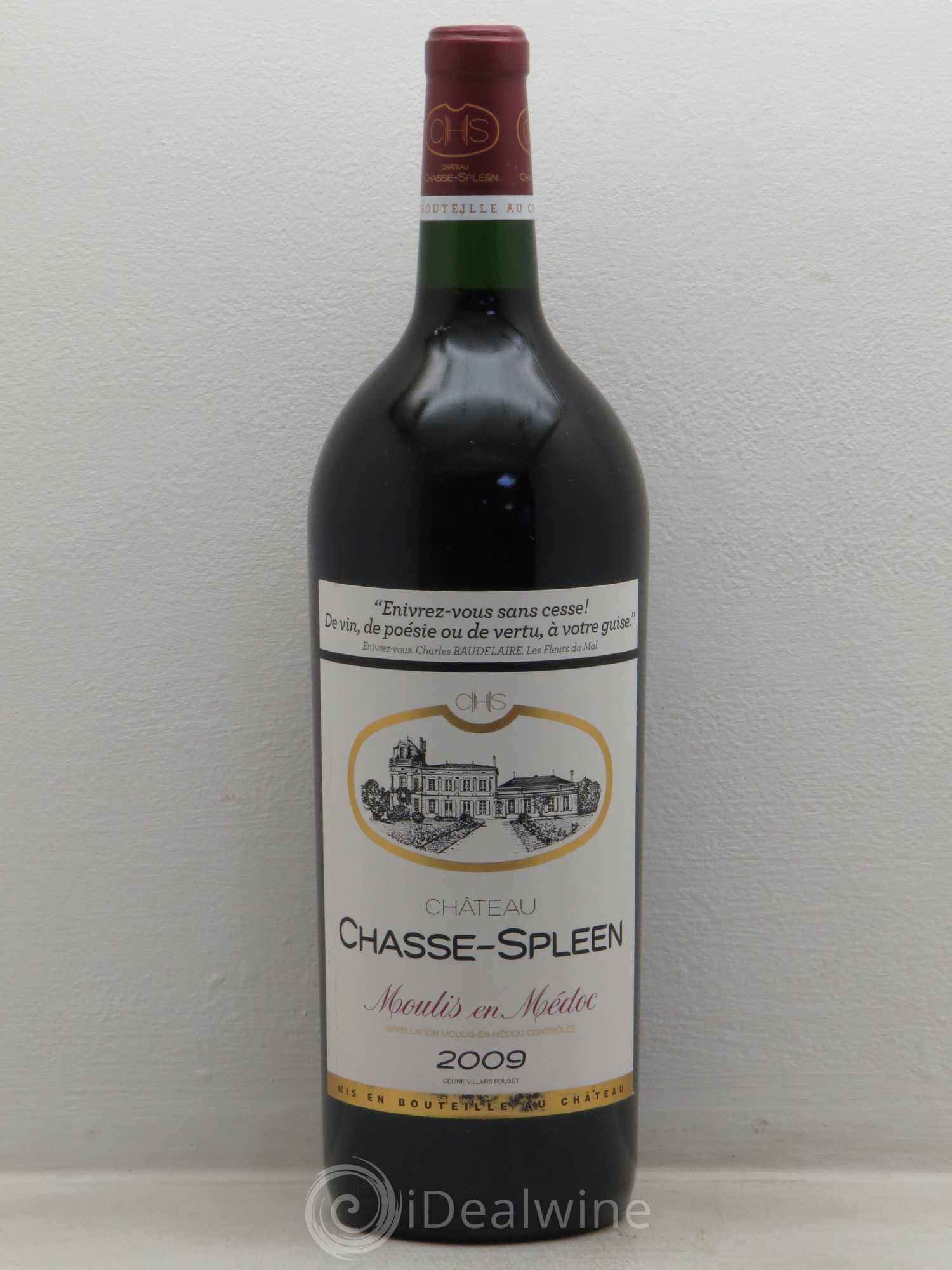 Château Chasse Spleen 2009 - Lot de 1 magnum - 0