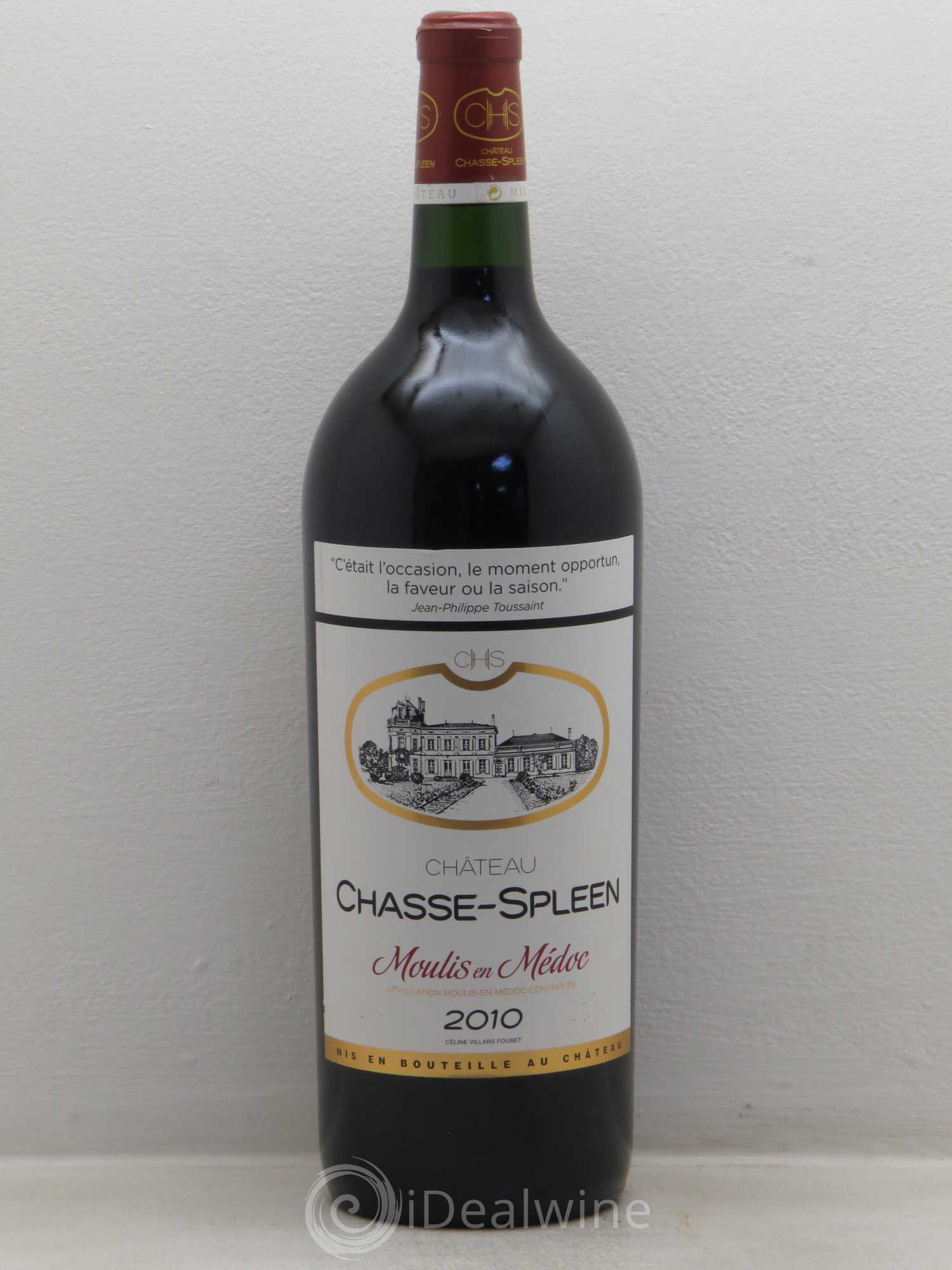 Château Chasse Spleen 2010 - Lot de 1 magnum - 0