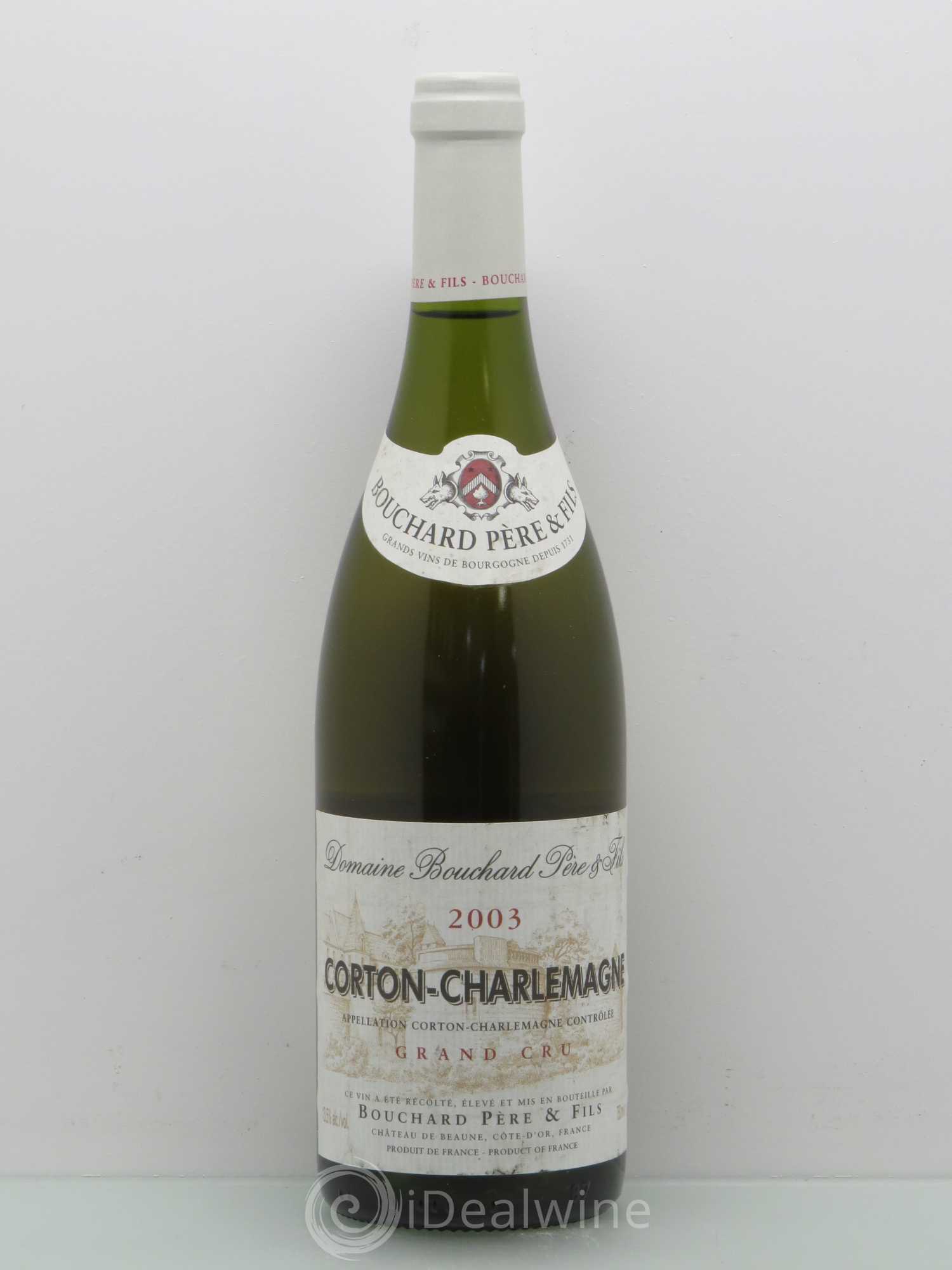 Corton-Charlemagne Grand Cru Bouchard Père & Fils 2003 - Lot de 1 bouteille - 0