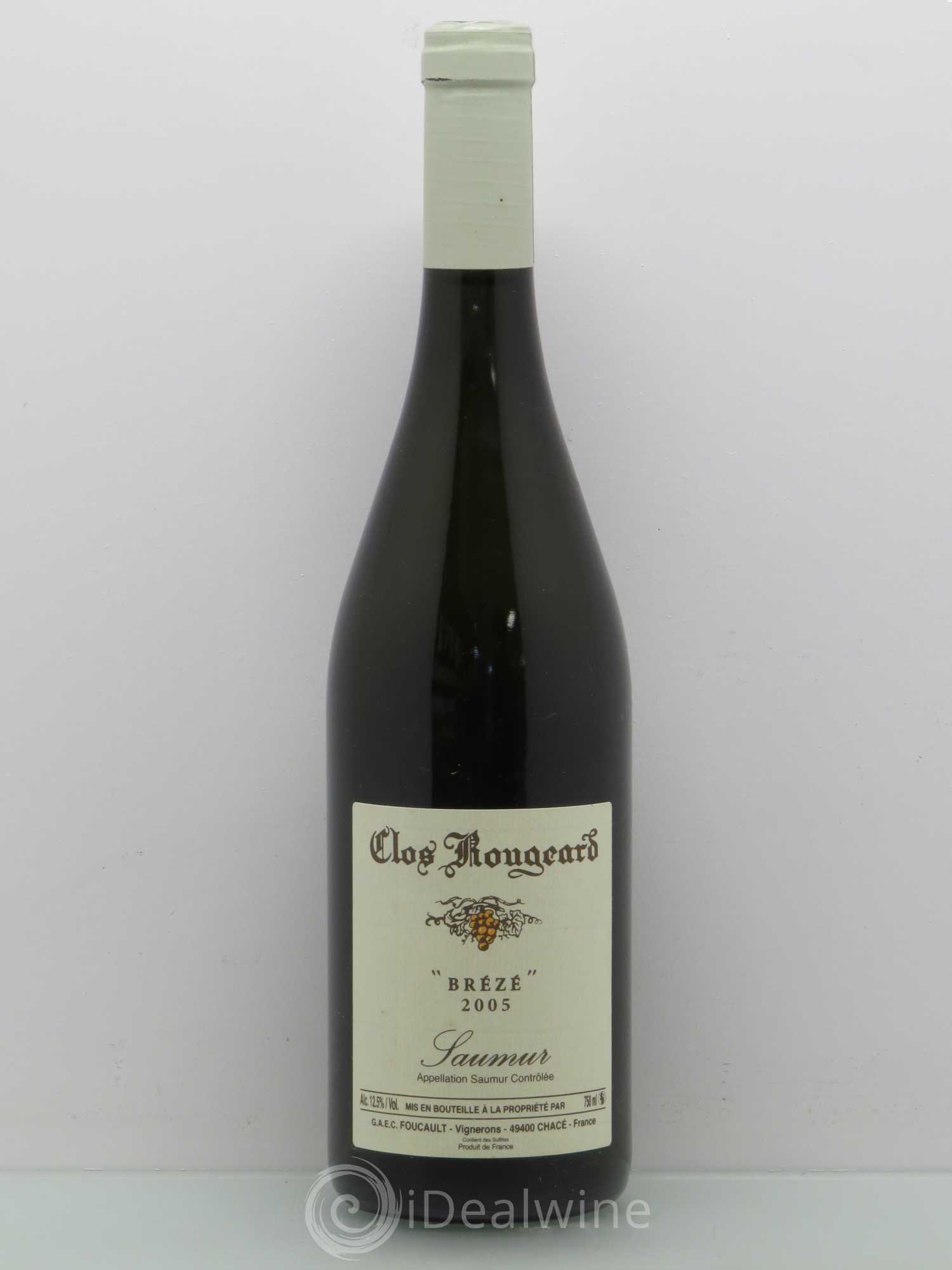 Saumur Brézé Clos Rougeard 2005 - Lot de 1 bouteille - 0