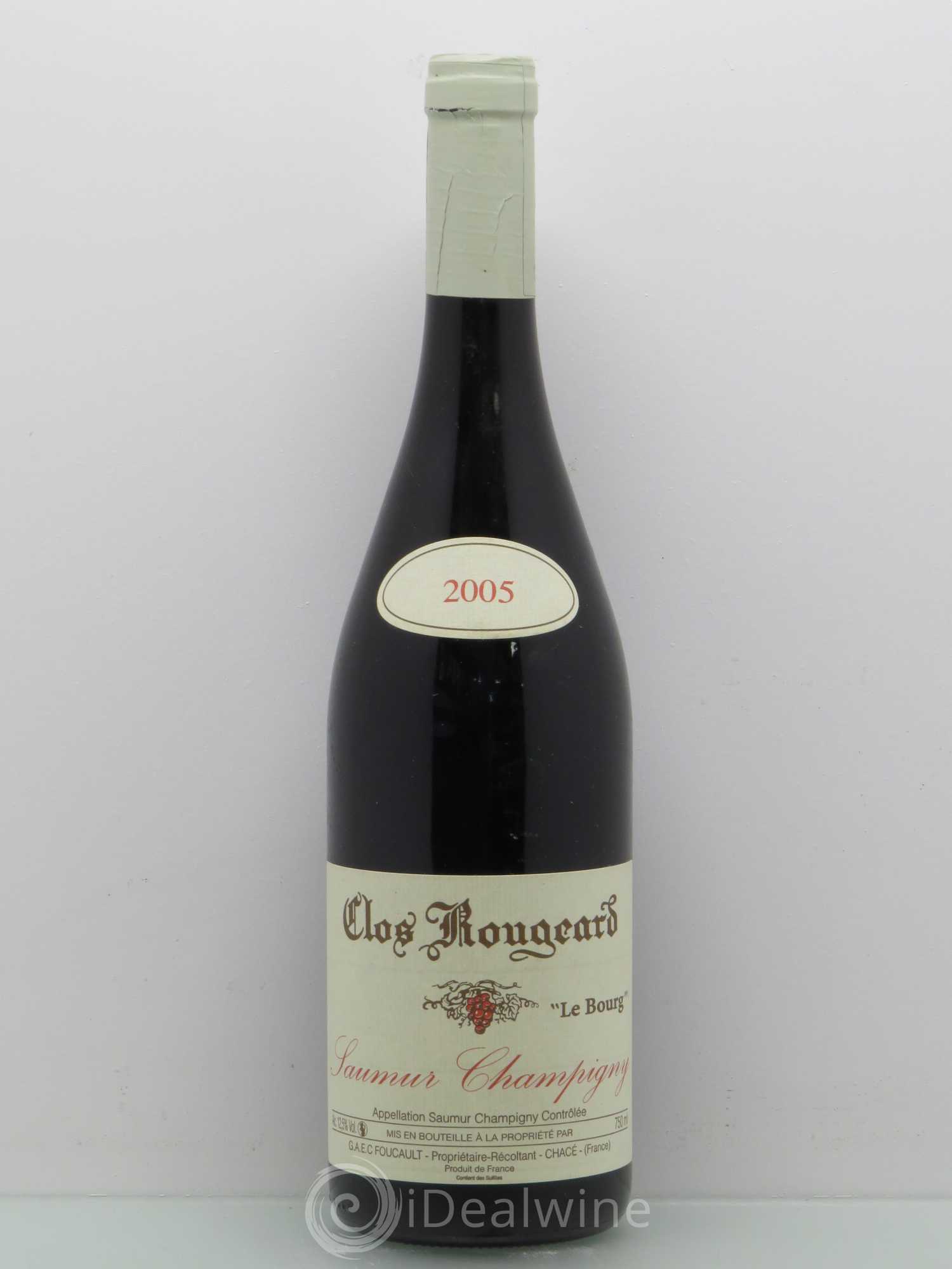 Saumur-Champigny Le Bourg Clos Rougeard 2005 - Lot de 1 bouteille - 0