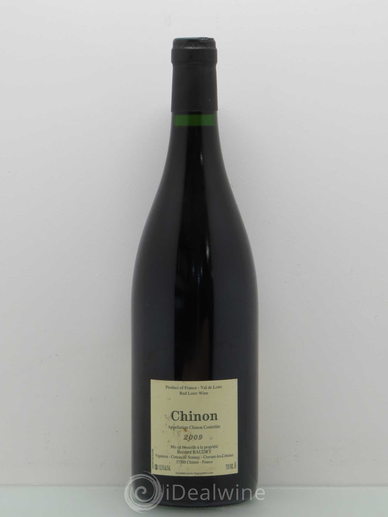 Chinon Franc de Pied Bernard Baudry 2009 - Lot de 1 bouteille - 1