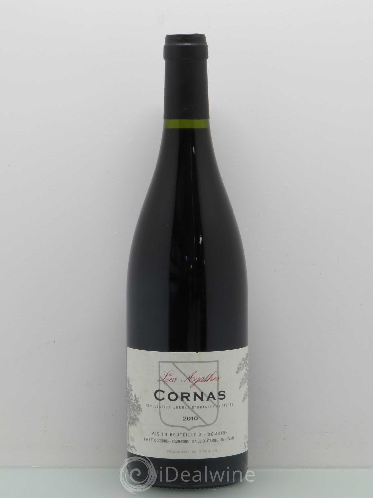 Cornas Les Agathes - Domaine Courbis 2010 - Posten von 1 Flasche - 0