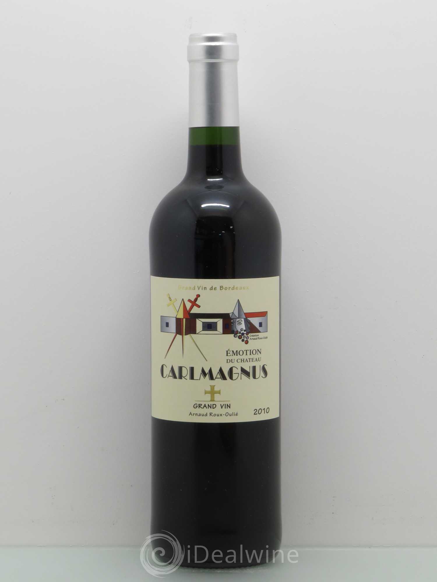 Bordeaux Emotion du Château Carlmagnus Maison Roux-Oulie - Fronsac 2010 - Posten von 1 Flasche - 0