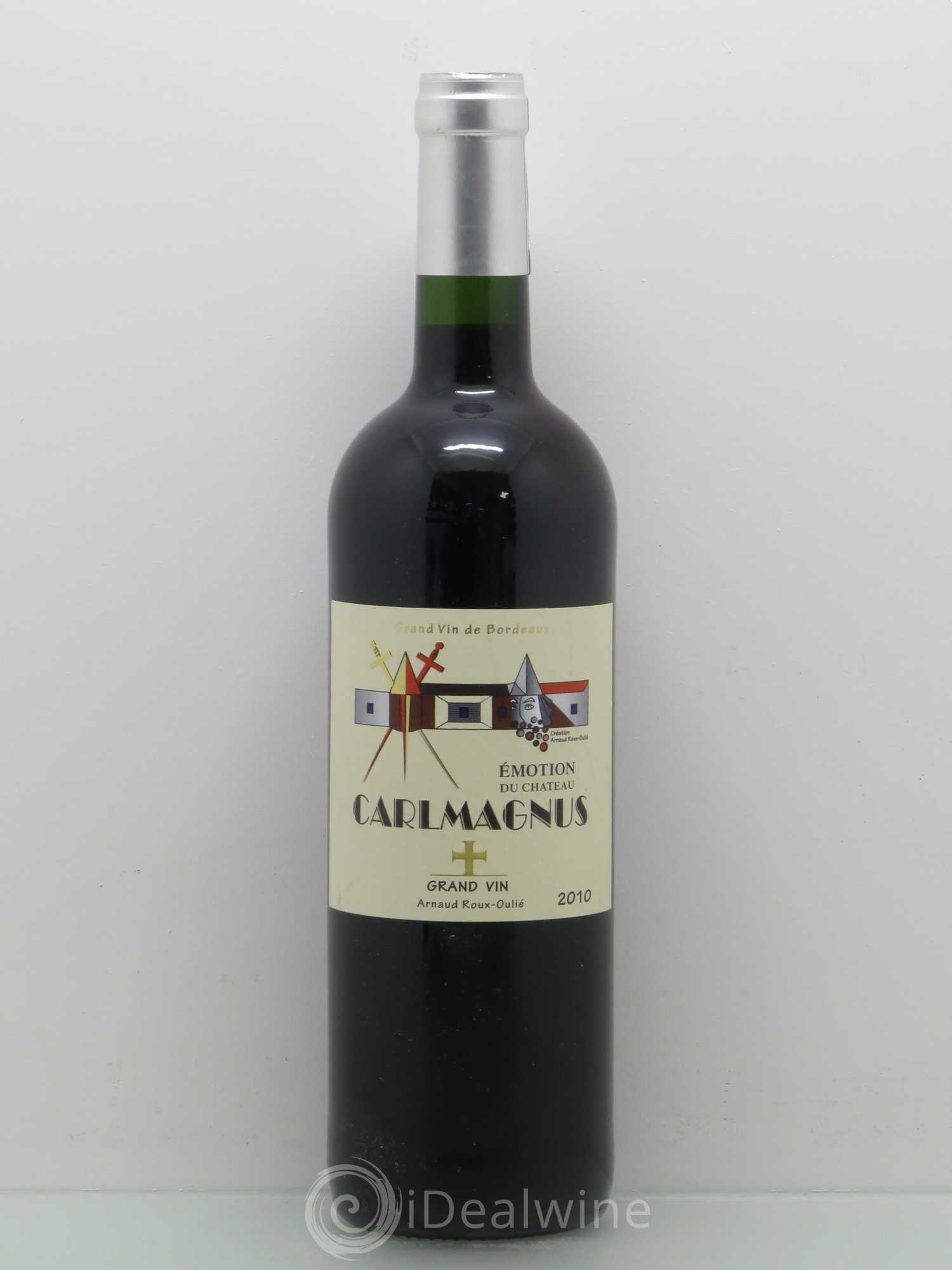 Bordeaux Emotion du Château Carlmagnus Maison Roux-Oulie - Fronsac 2010 - Posten von 1 Flasche - 0