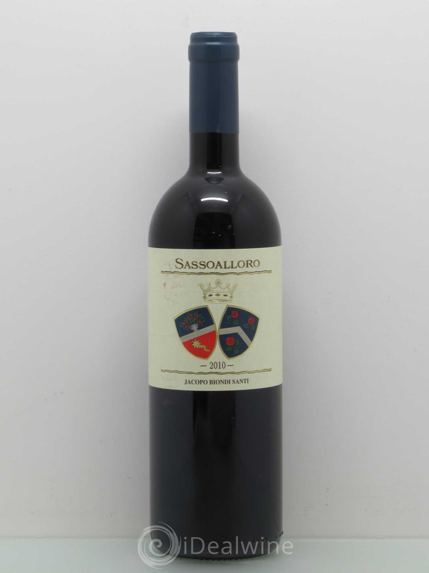 Italie Sassoalloro - IGT Toscana Jacopo Biondi Santi 2010 - Posten von 1 Flasche - 0