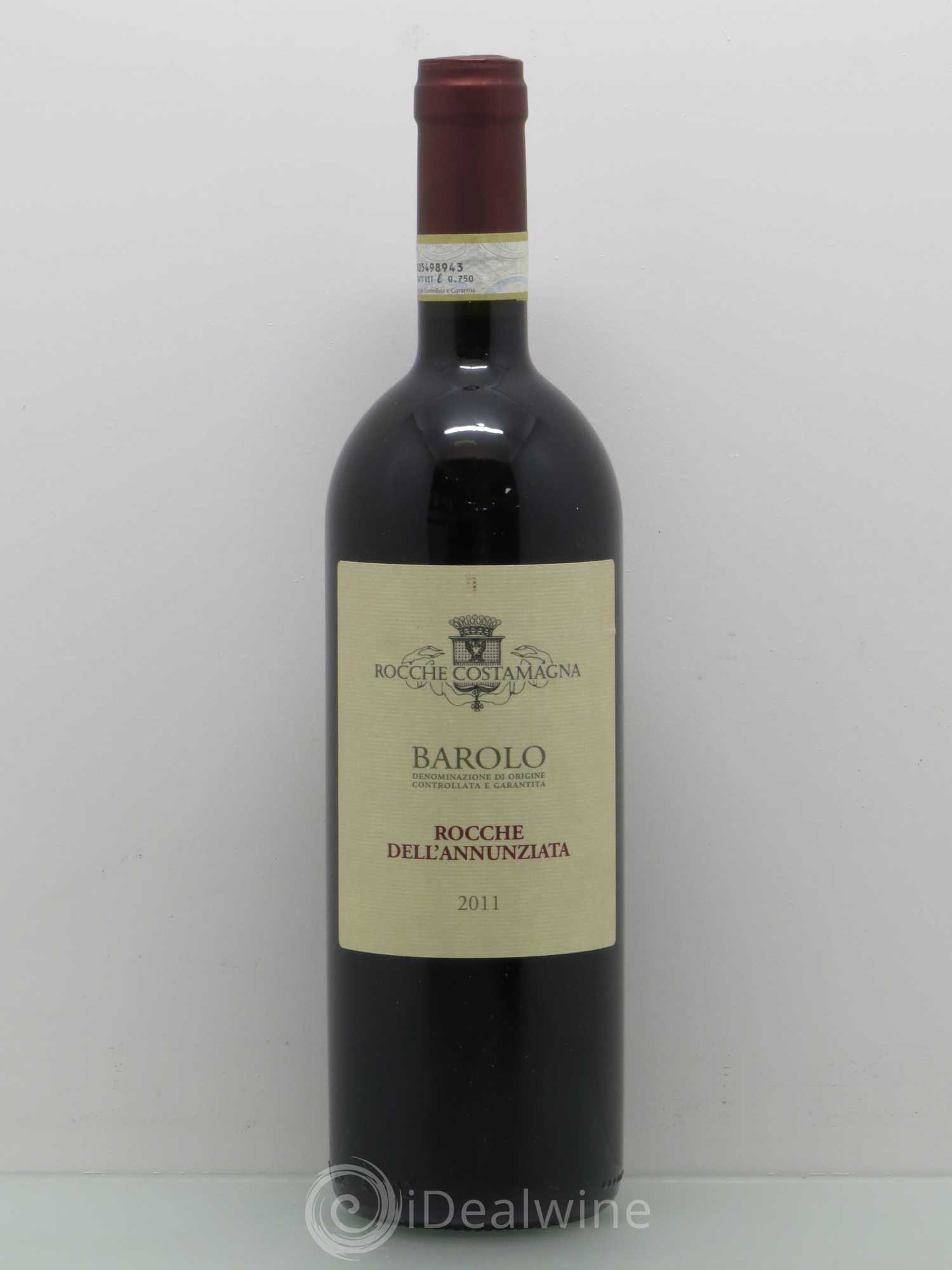 Italie Rocche Dell'Annunziata - Barolo Rocche Costamagna 2011 - Lot de 1 bouteille - 0