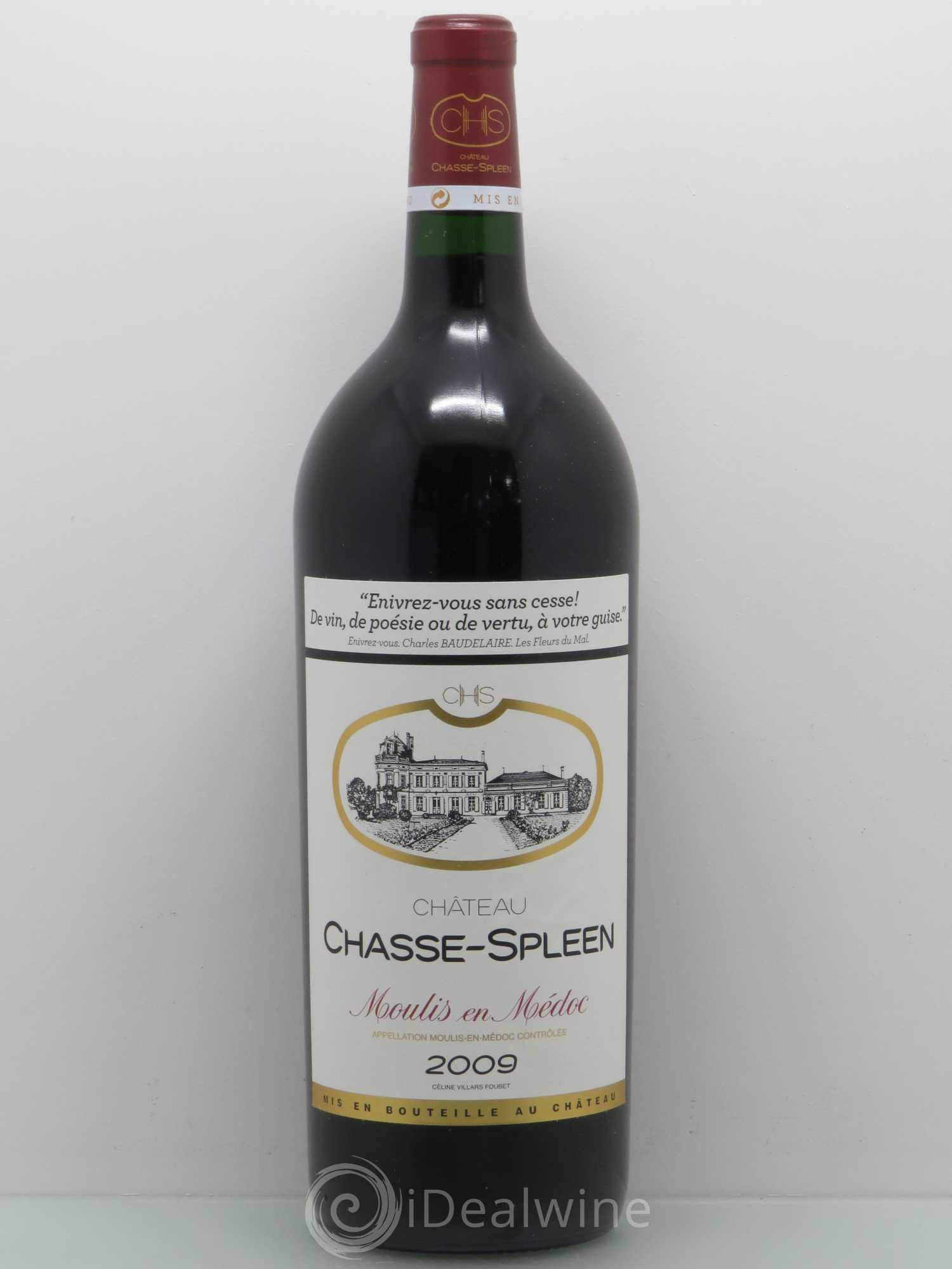Château Chasse Spleen 2009 - Lot de 1 magnum - 0