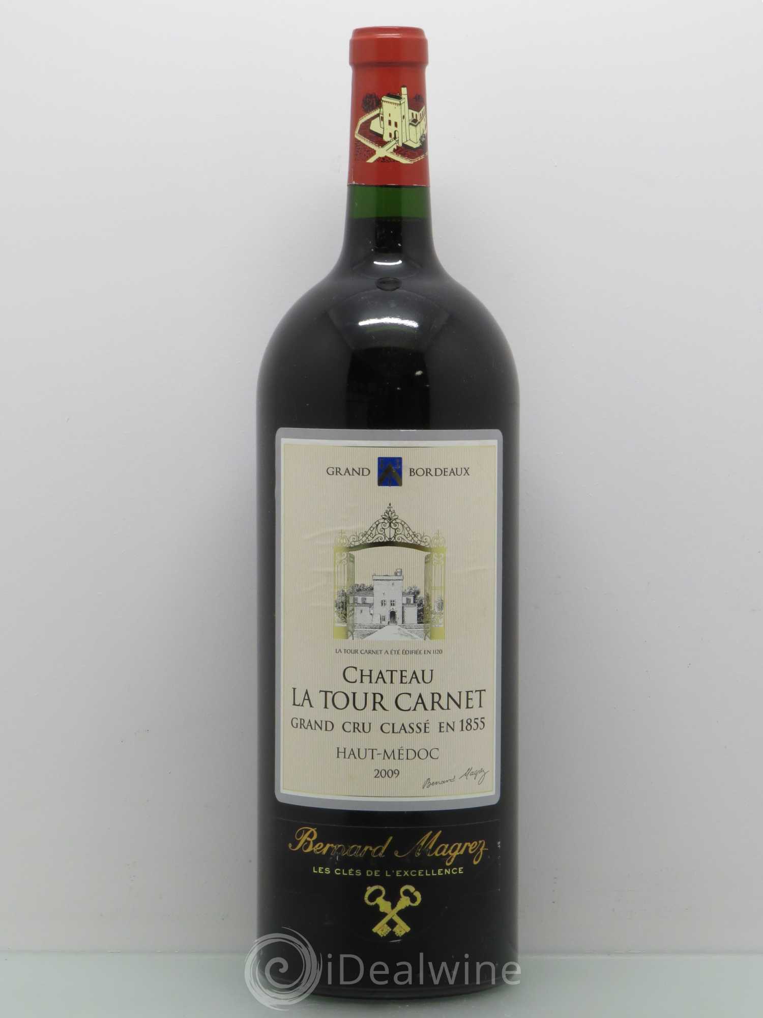 Château la Tour Carnet 4ème Grand Cru Classé 2009 - Lot de 1 magnum - 0