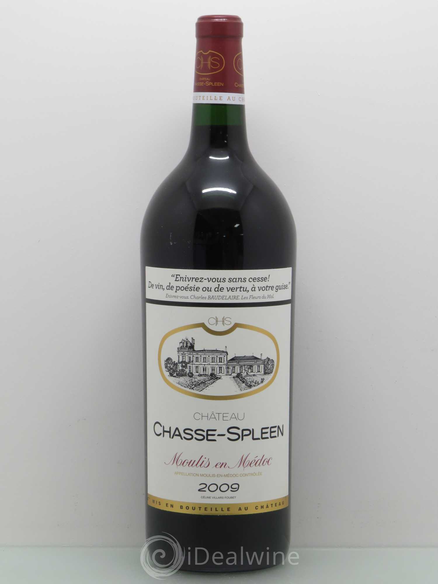 Château Chasse Spleen 2009 - Lot de 1 magnum - 0