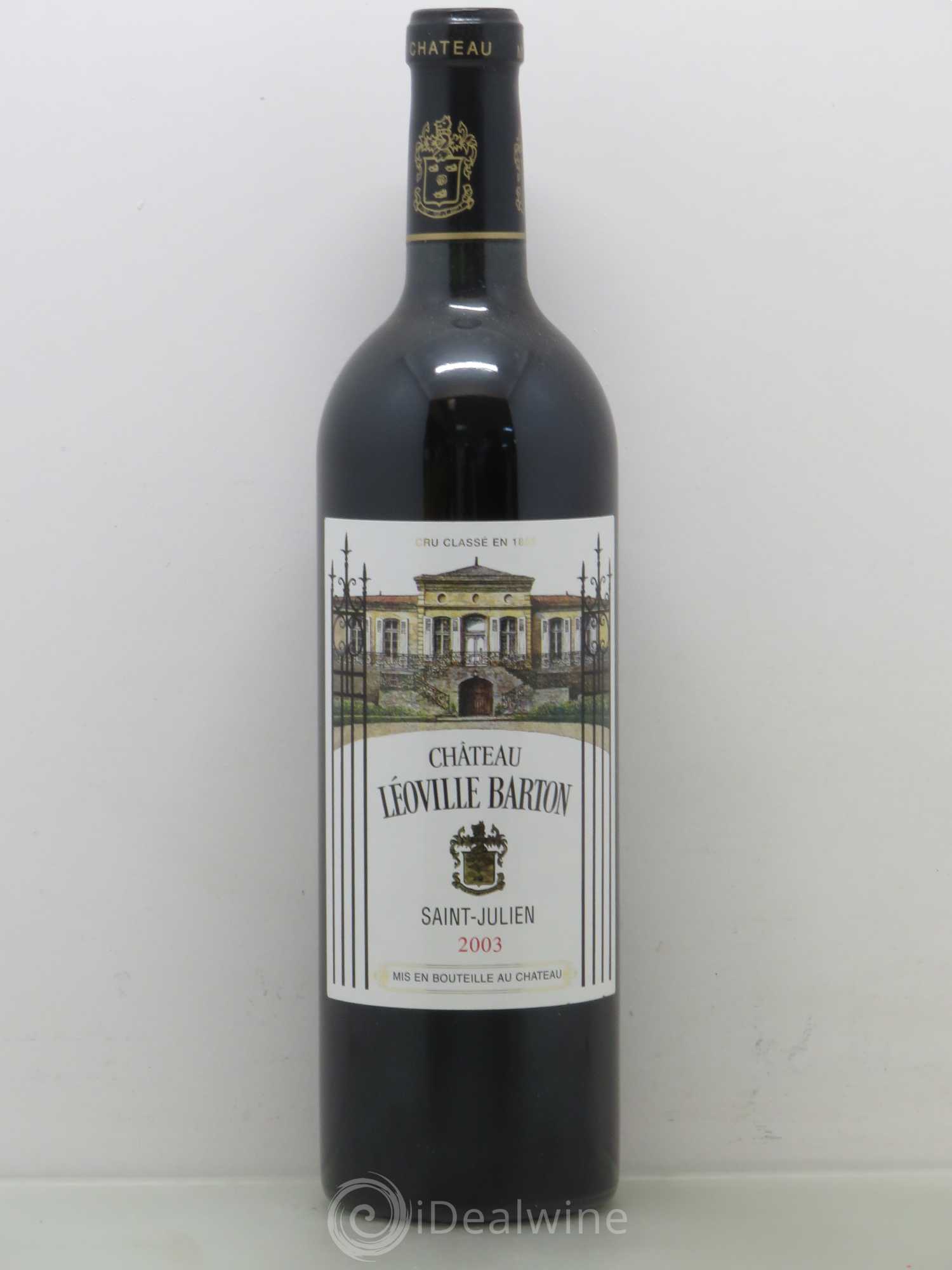 Château Léoville Barton 2ème Grand Cru Classé 2003 - Lot de 1 bouteille - 0