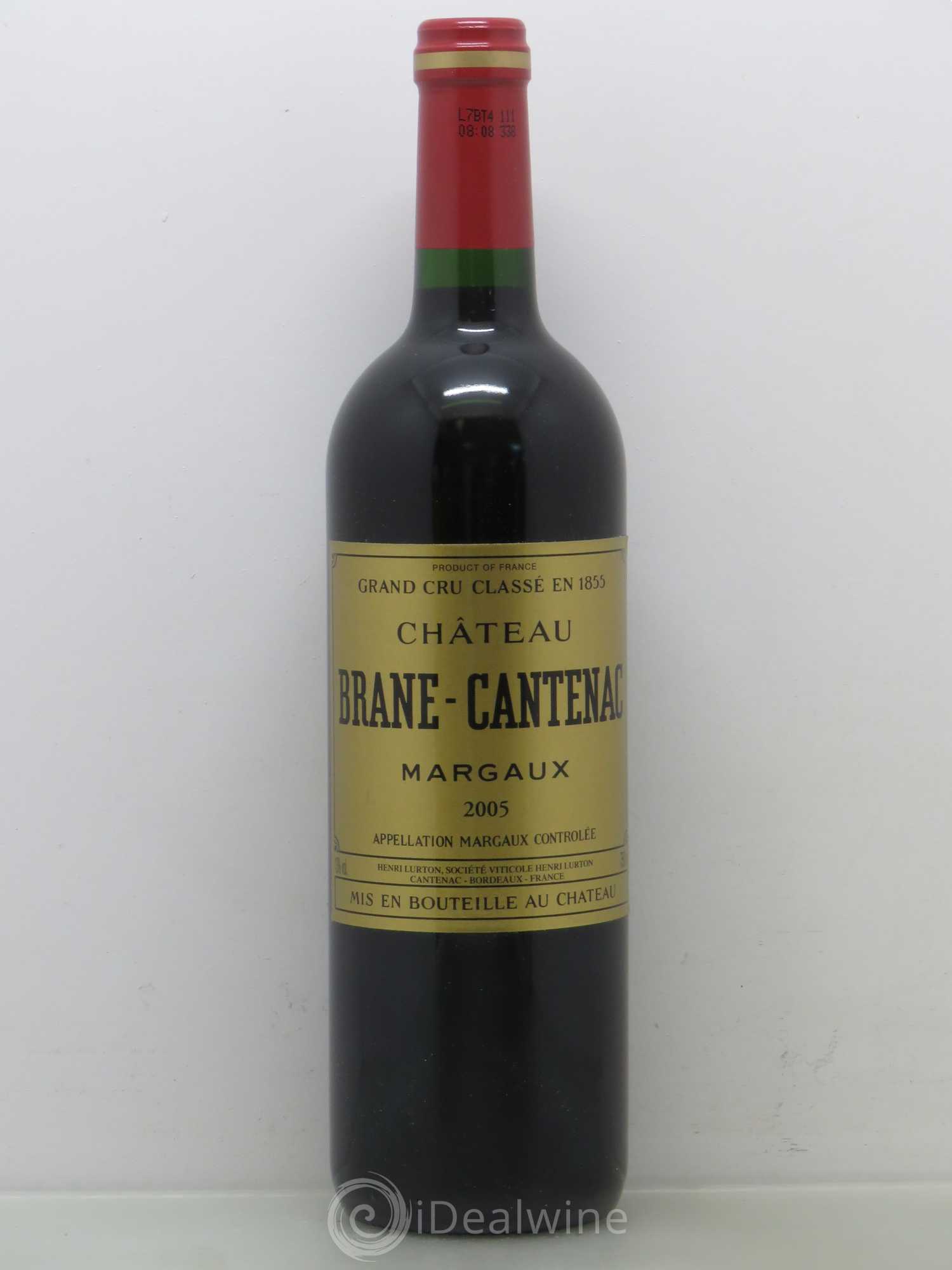 Château Brane Cantenac 2ème Grand Cru Classé 2005 - Lot de 1 bouteille - 0