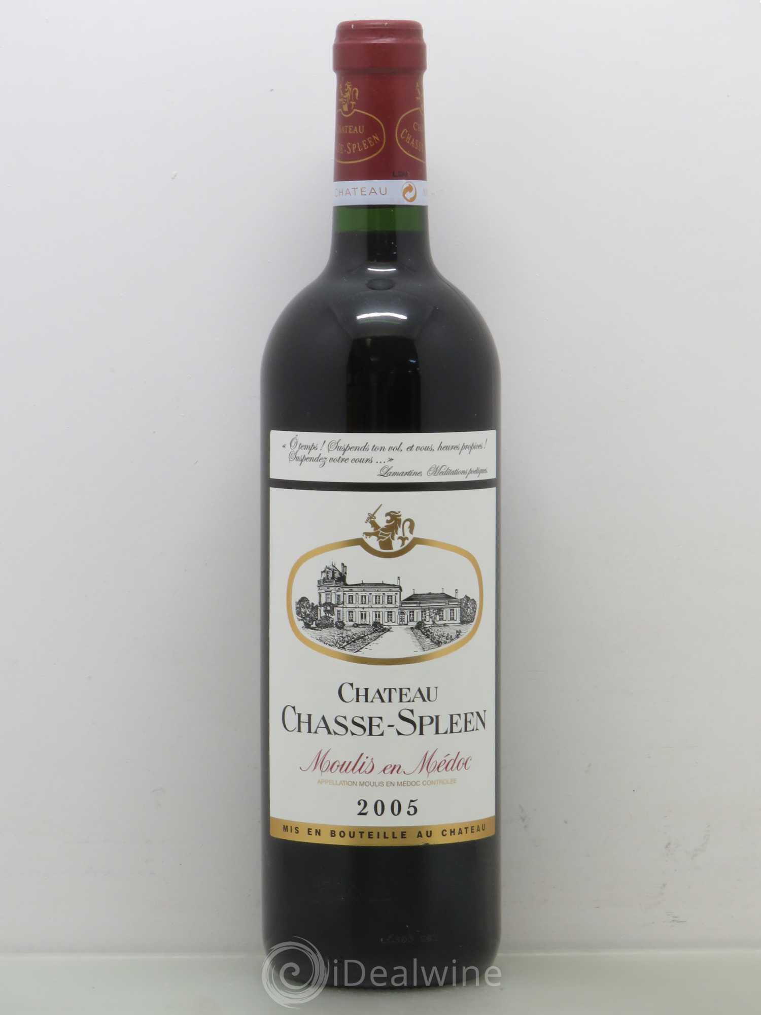 Château Chasse Spleen 2005 - Lot de 1 bouteille - 0