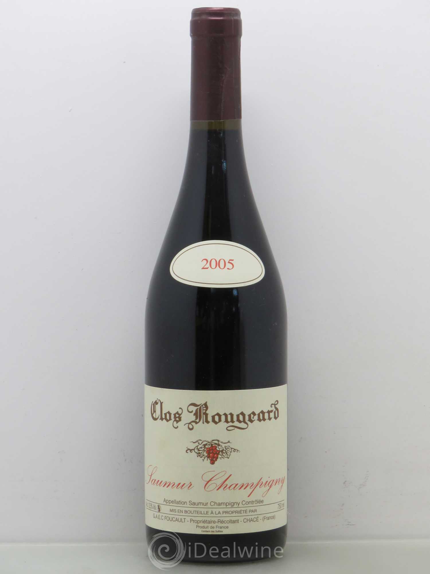 Saumur-Champigny Clos Rougeard 2005 - Lot de 1 bouteille - 0