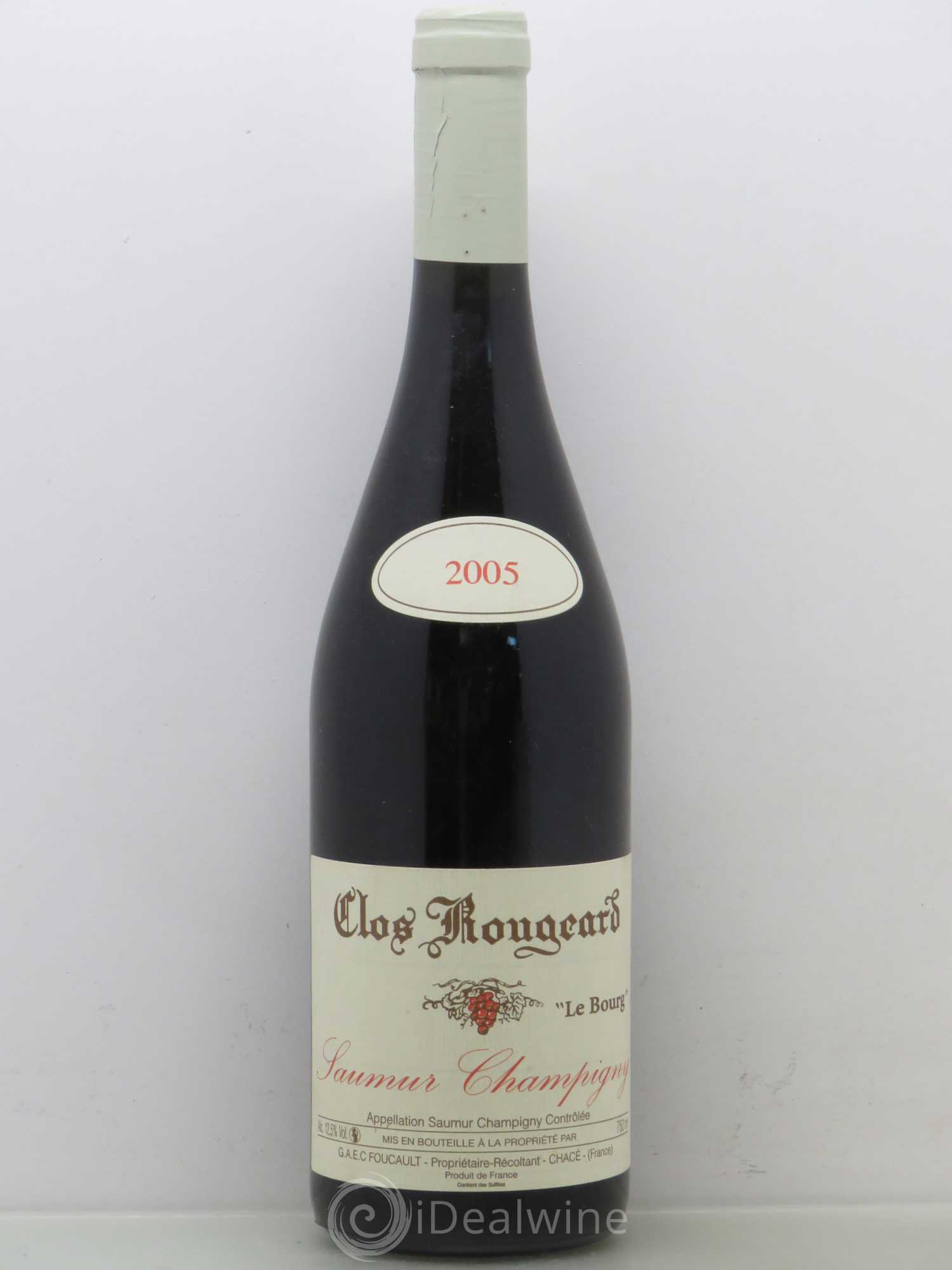 Saumur-Champigny Le Bourg Clos Rougeard 2005 - Lot de 1 bouteille - 0