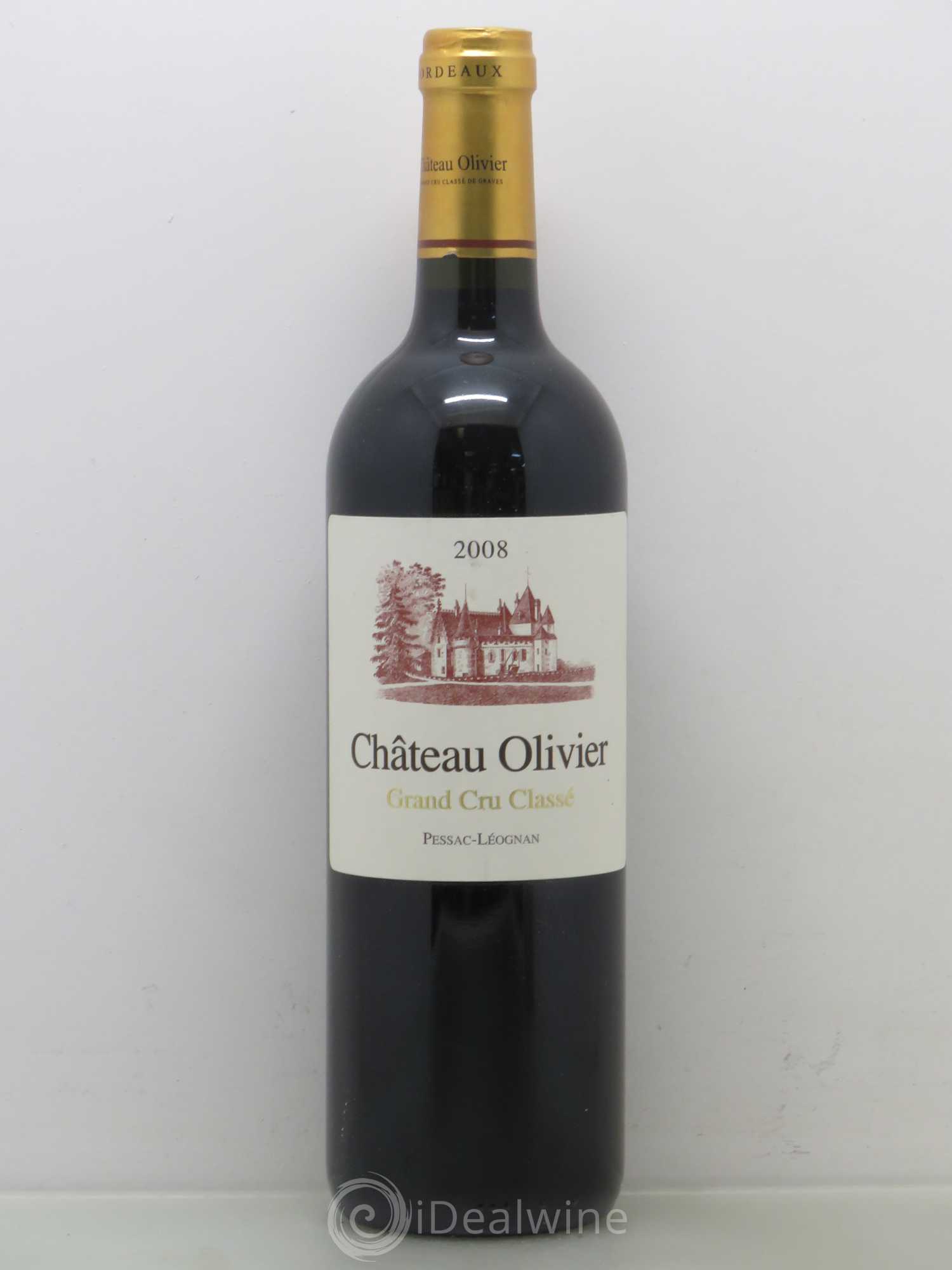 Château Olivier Cru Classé de Graves 2008 - Lot de 1 bouteille - 0