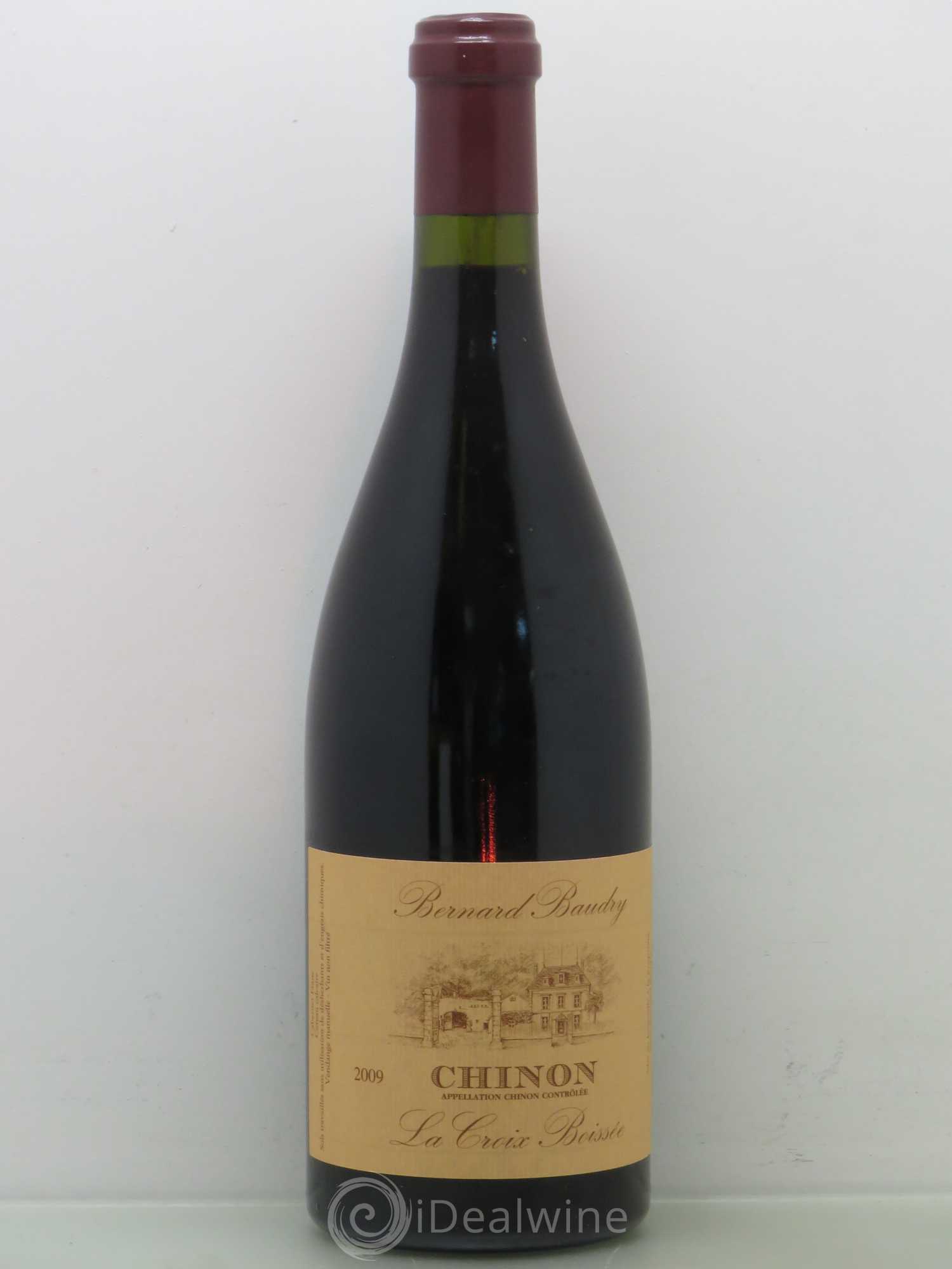 Chinon La Croix Boissée Bernard Baudry 2009 - Lot de 1 bouteille - 0