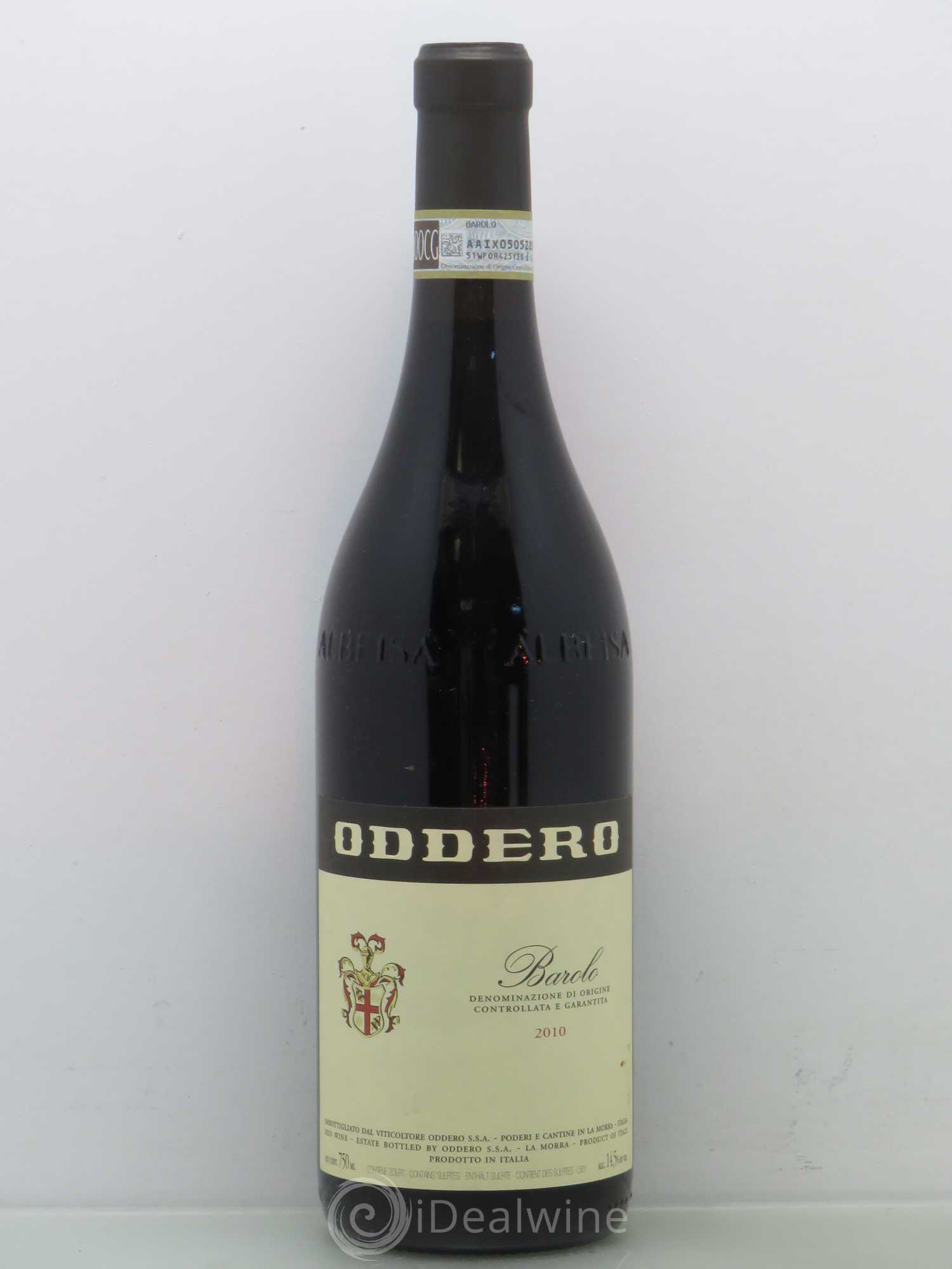 Barolo Oddero 2010 - Lot de 1 bouteille - 0