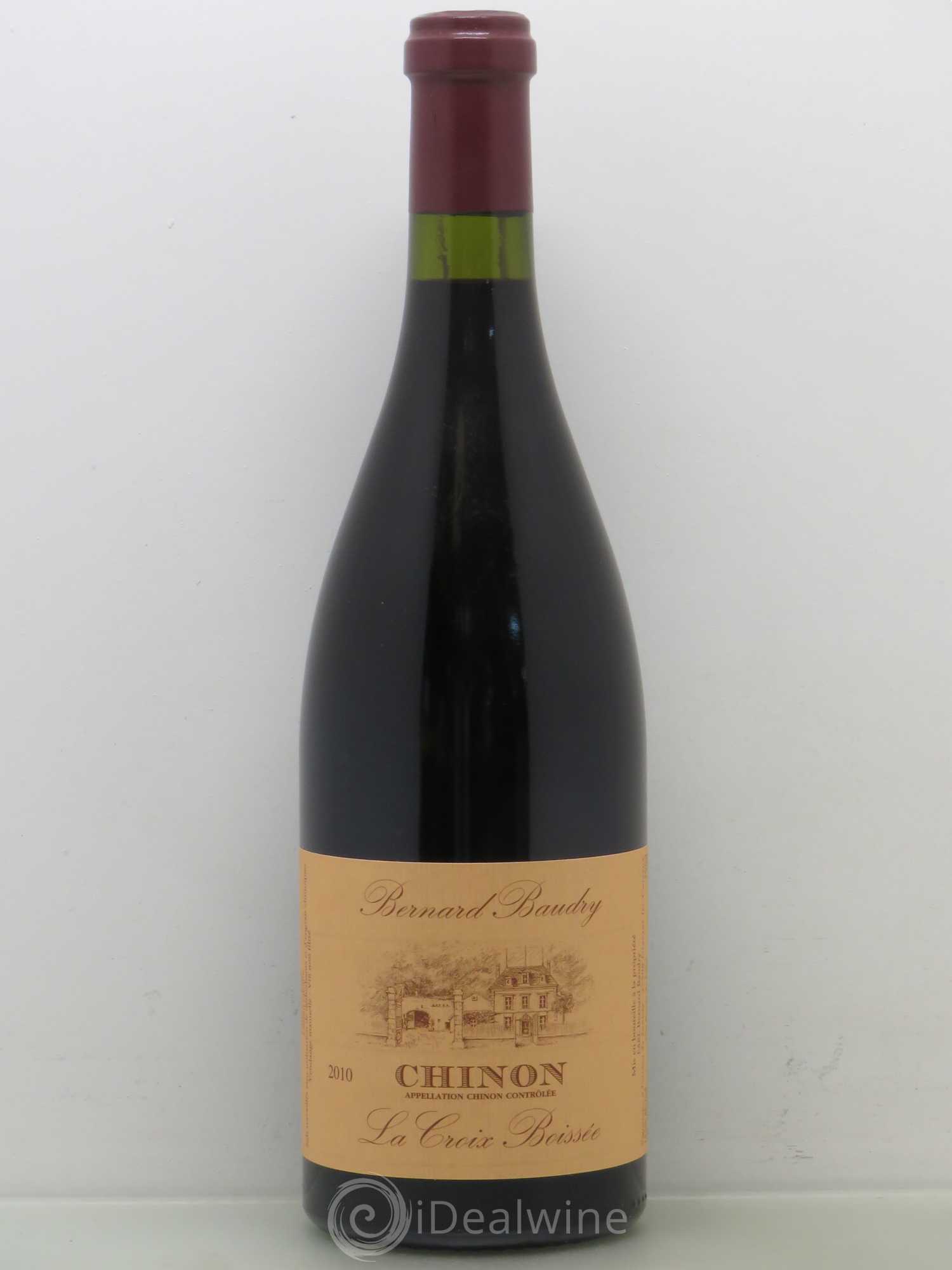 Chinon La Croix Boissée Bernard Baudry 2010 - Lot de 1 bouteille - 0