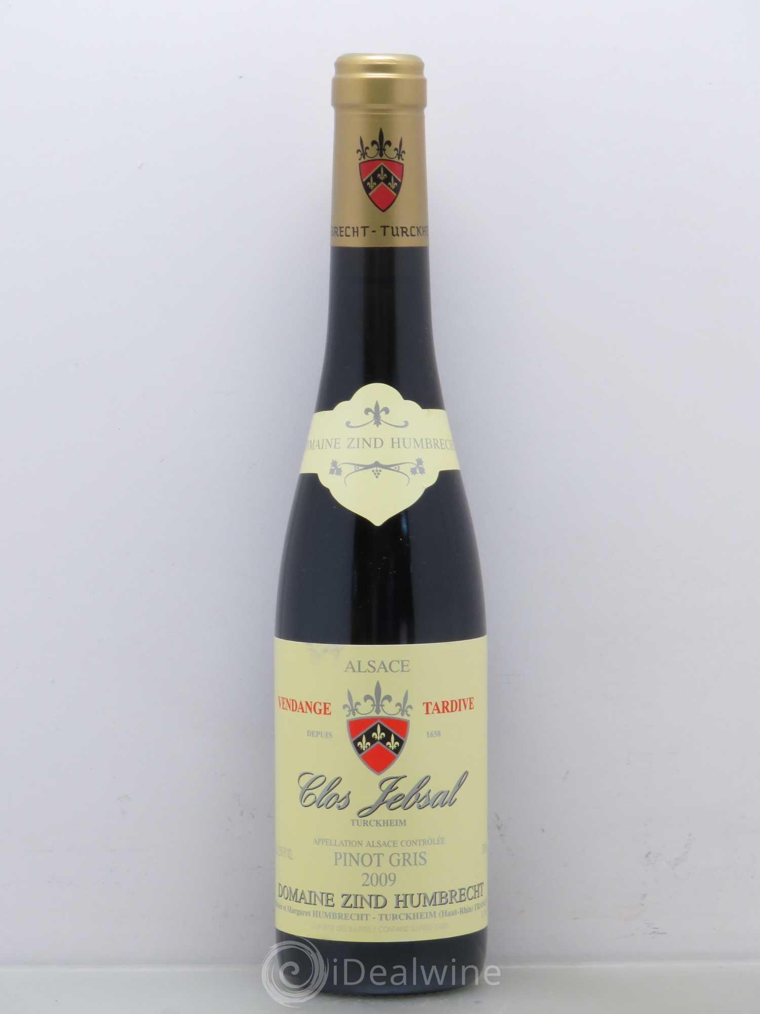Alsace Pinot Gris Clos Jebsal Vendanges Tardives Zind-Humbrecht (Domaine) 2009 - Lotto di 1 mezza bottiglia - 0