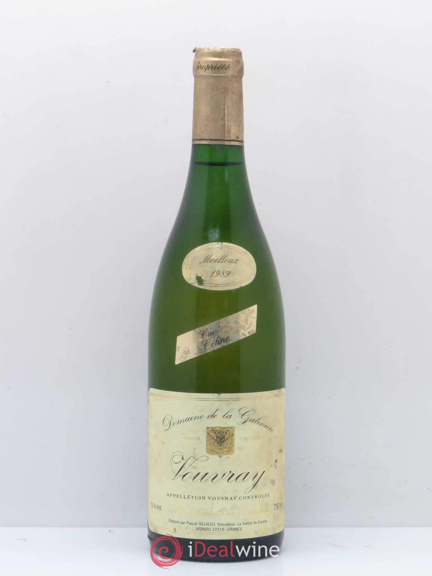 Vouvray Cuvee Celine Domaine de La Galiniere 1989 - Posten von 1 Flasche - 0