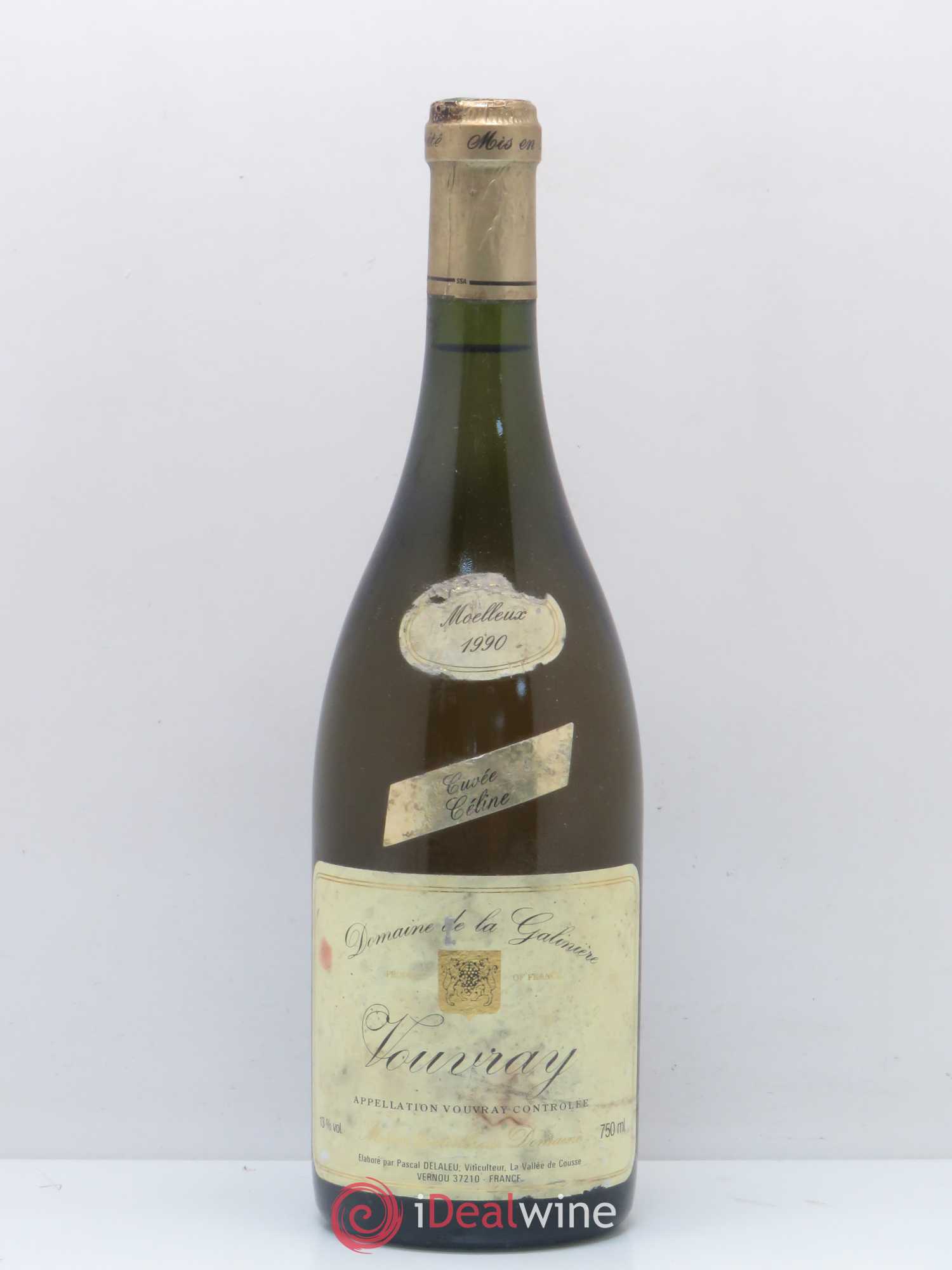 Vouvray Cuvee Celine Domaine de La Galiniere 1990 - Posten von 1 Flasche - 0
