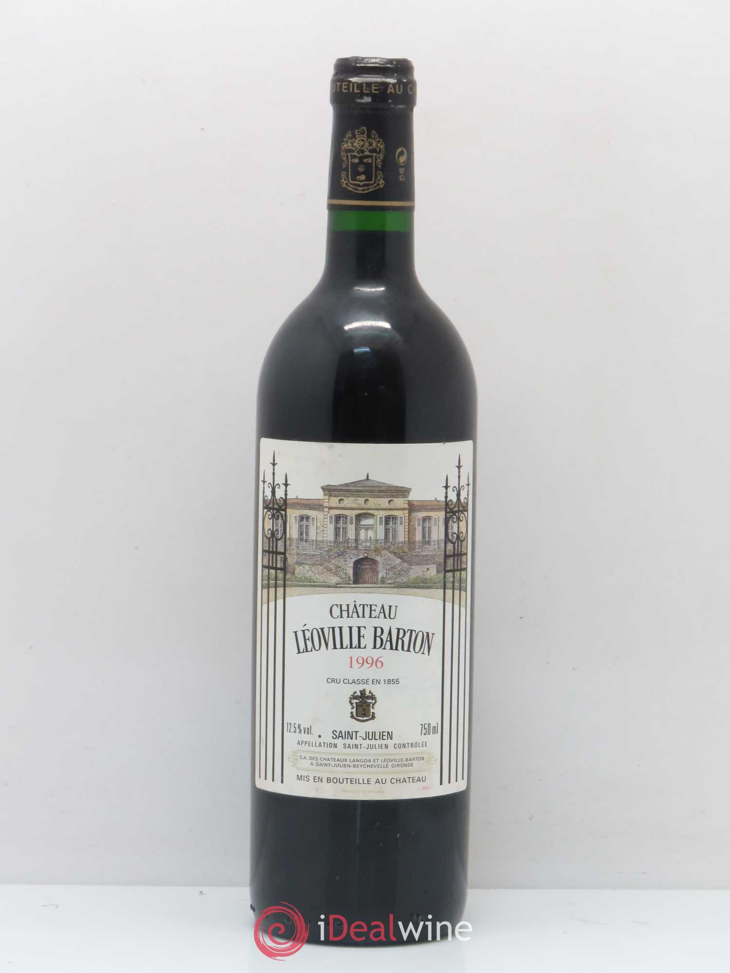 Château Léoville Barton 2ème Grand Cru Classé 1996 - Lot de 1 bouteille - 0