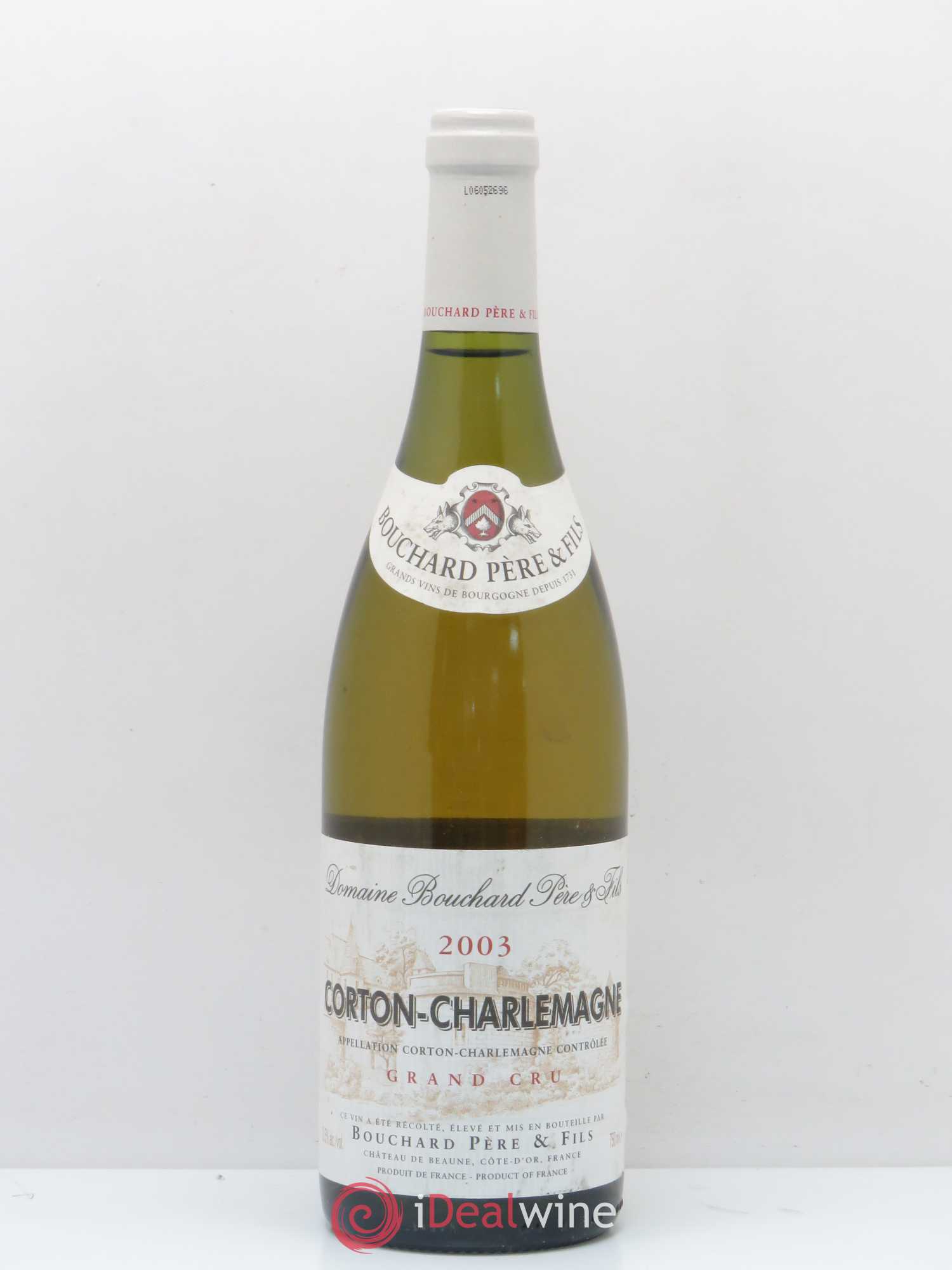Corton-Charlemagne Grand Cru Bouchard Père & Fils 2003 - Lot de 1 bouteille - 0