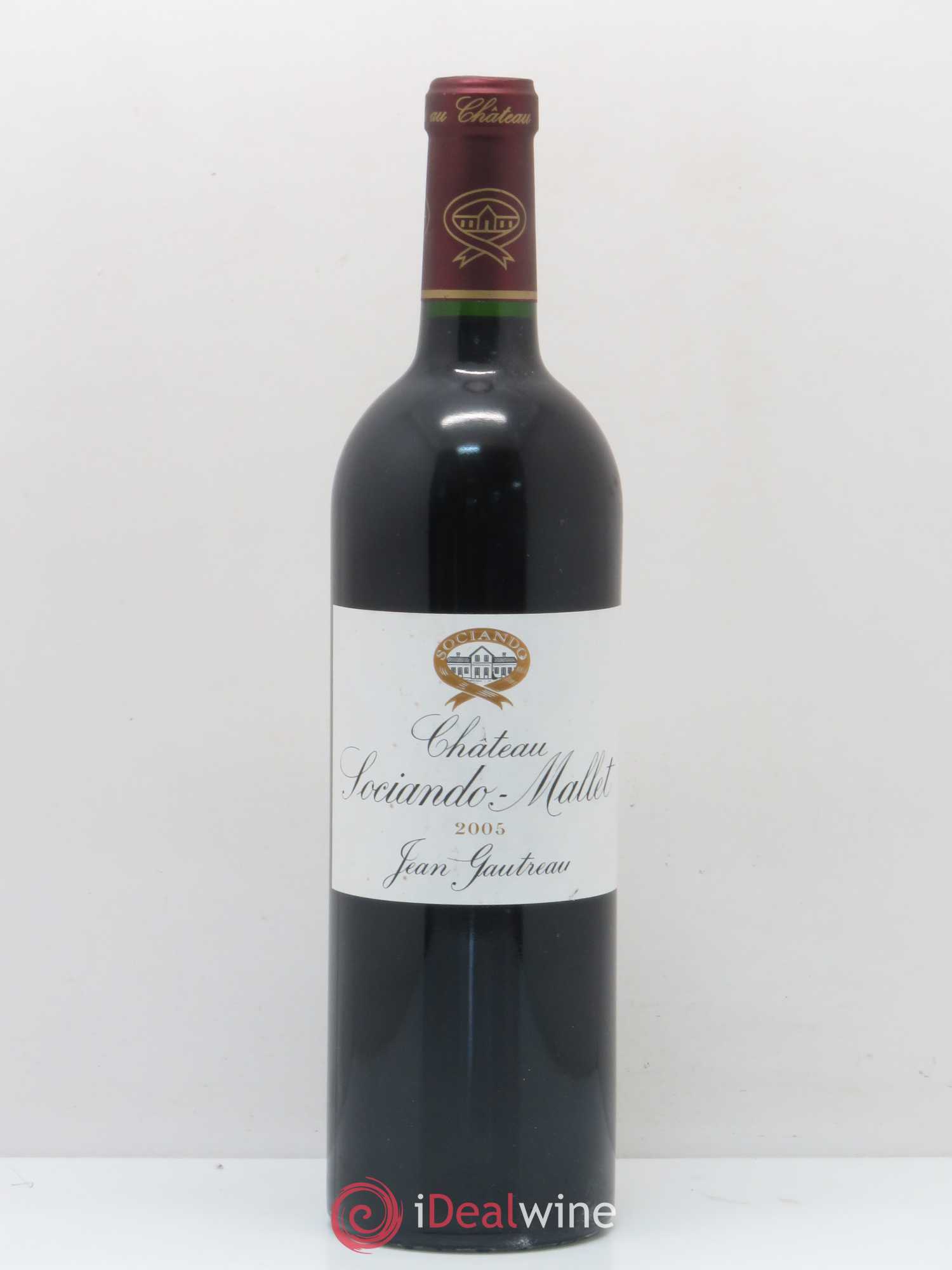 Château Sociando Mallet 2005 - Lot de 1 bouteille - 0