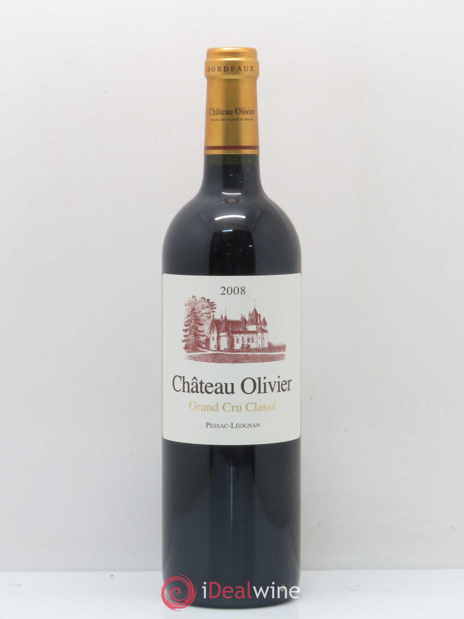 Château Olivier Cru Classé de Graves 2008 - Lot de 1 bouteille - 0