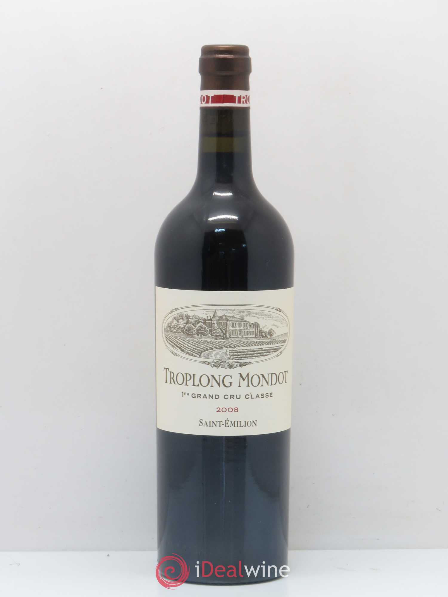 Château Troplong Mondot 1er Grand Cru Classé B 2008 - Lot de 1 bouteille - 0
