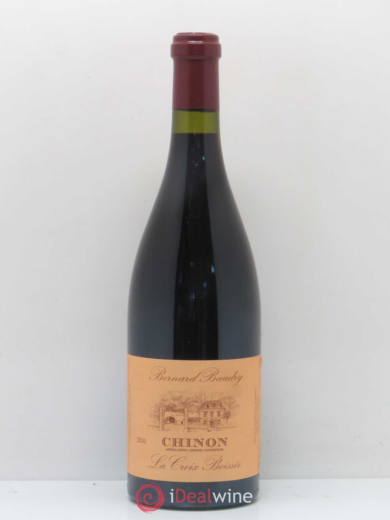 Chinon La Croix Boissée Bernard Baudry 2010 - Lot de 1 bouteille - 0