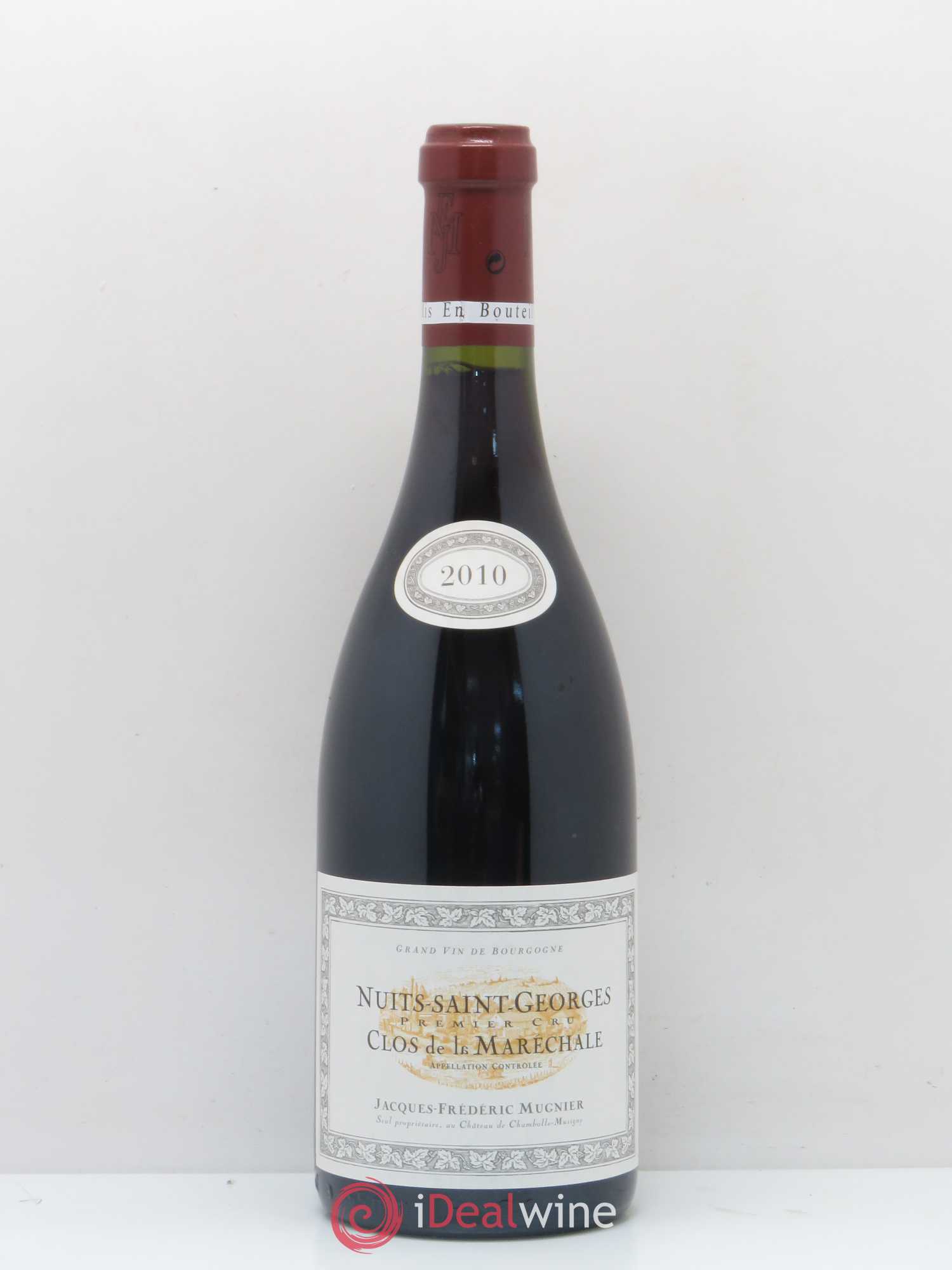 Nuits-Saint-Georges 1er Cru Clos de La Maréchale Jacques-Frédéric Mugnier 2010 - Lot de 1 bouteille - 0