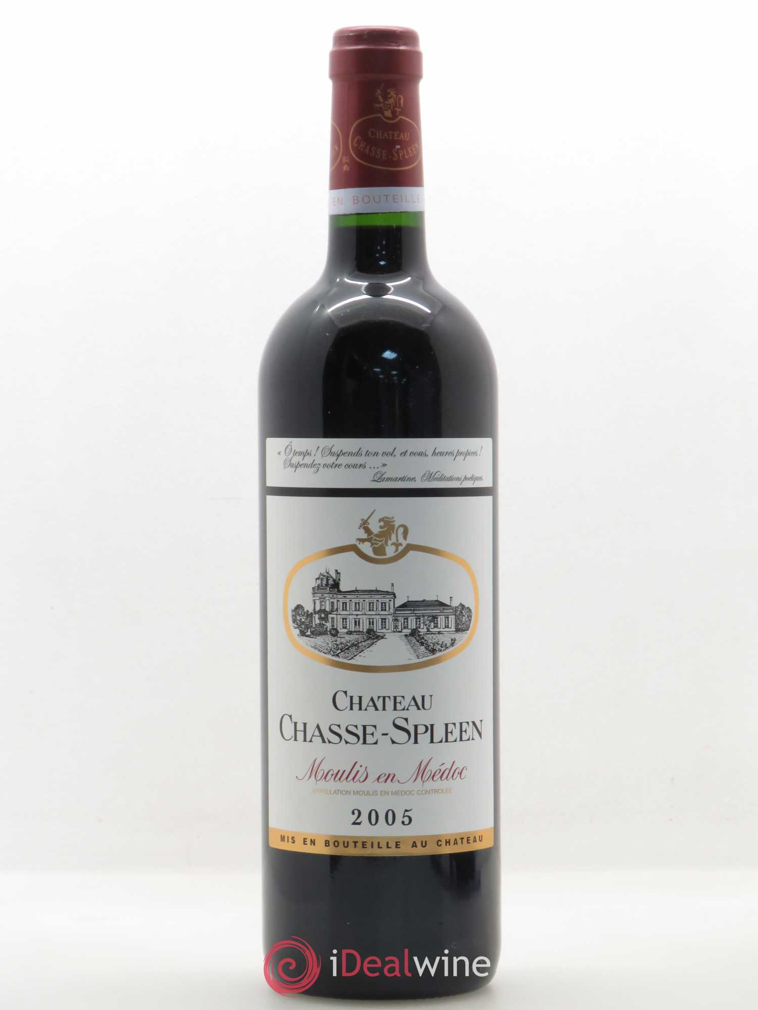 Château Chasse Spleen 2005 - Lot de 1 bouteille - 0